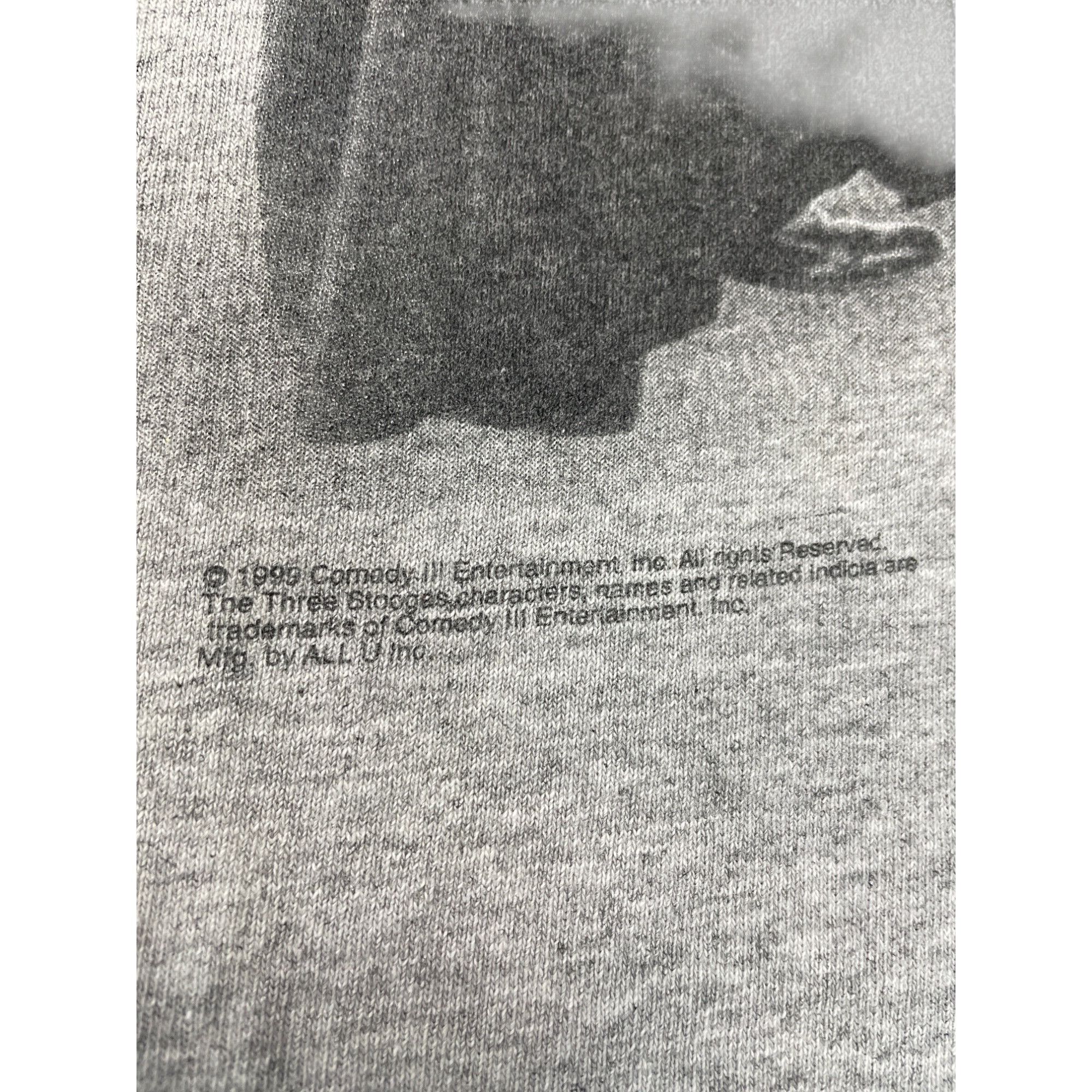 Other Three Stooges 1999 Mens VTG Gray Graphic T shirt SZ M SKU 94 Size US M / EU 48-50 / 2 - 4 Thumbnail