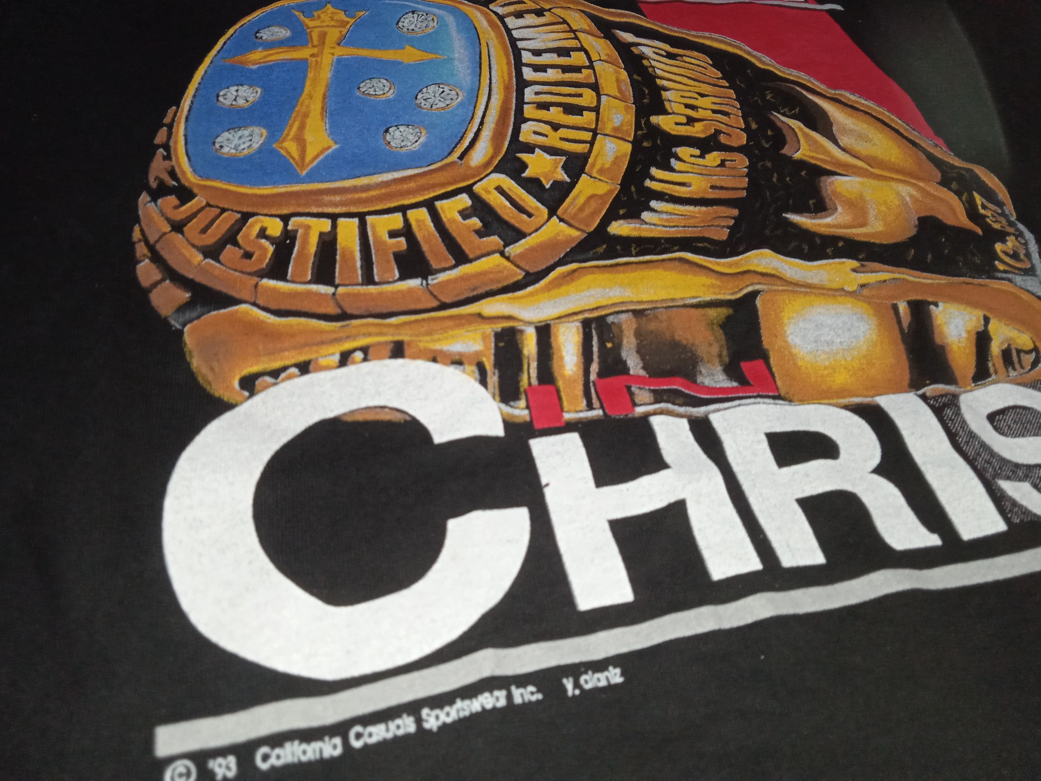 Vintage Vintage 90s Victory in Jesus Christ Gospel T-Shirt XL Size US XL / EU 56 / 4 - 3 Thumbnail