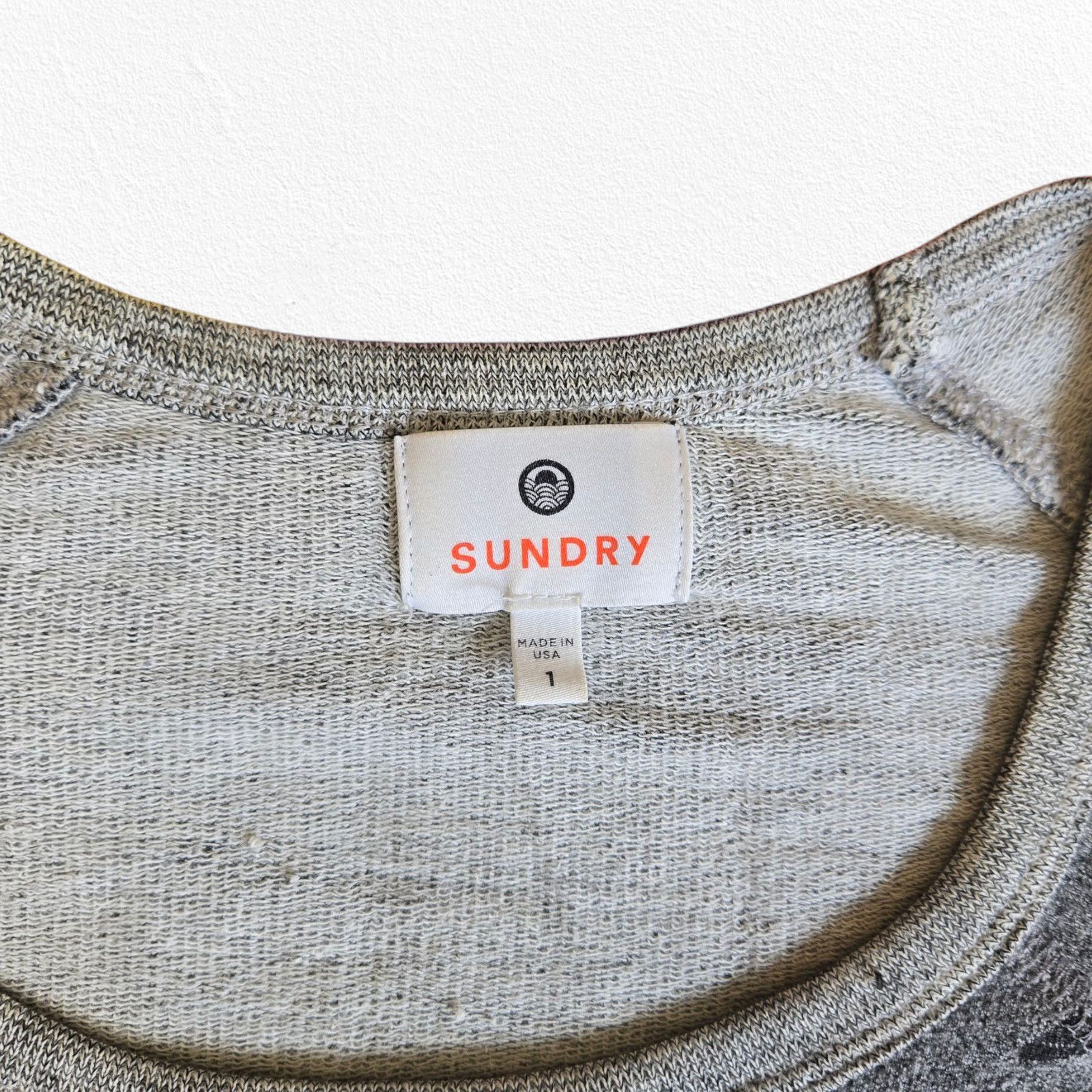 Sundry Sundry Gray Star Print Sweatshirt Size 1 Small Size S / US 4 / IT 40 - 10 Thumbnail