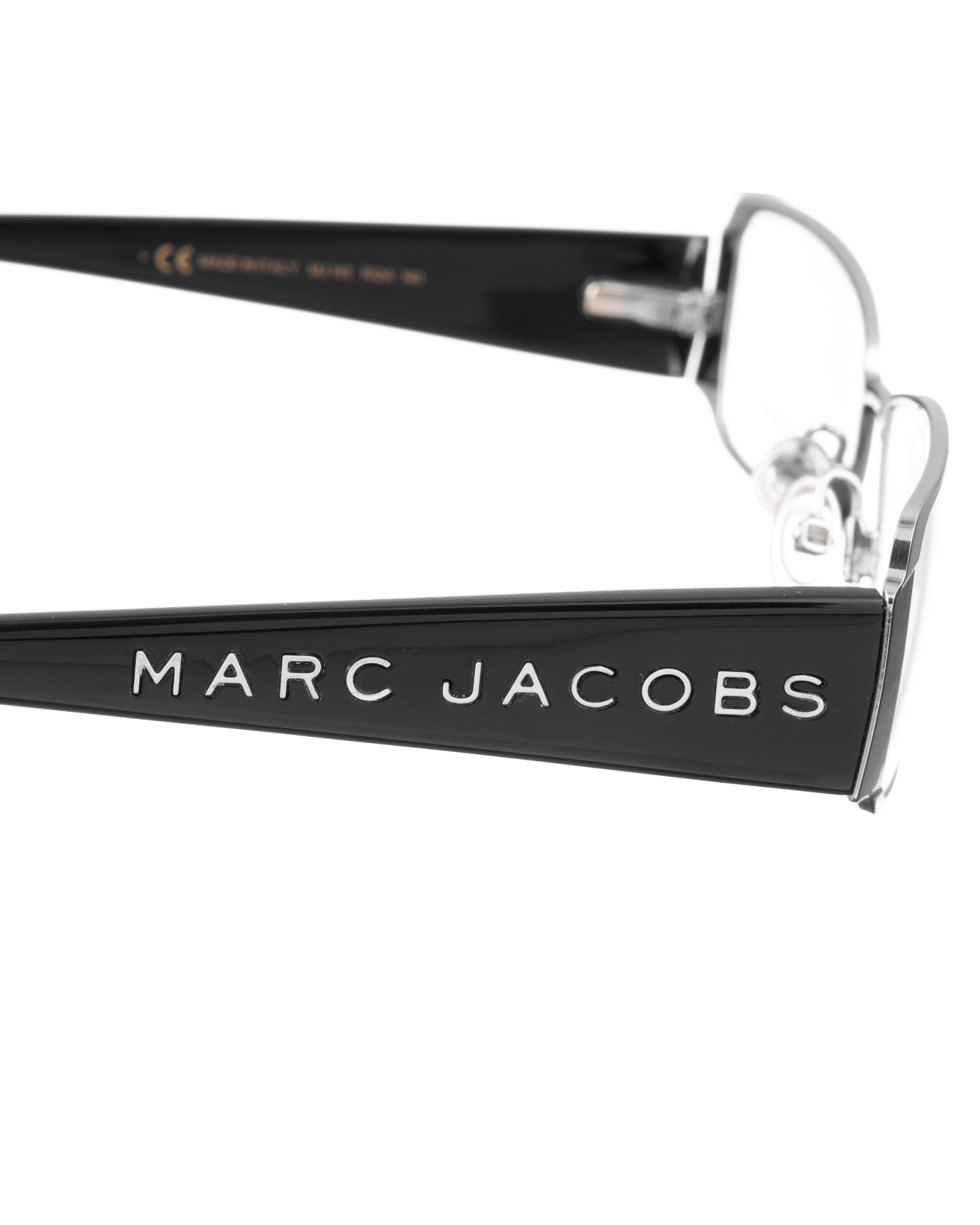 Marc Jacobs Marc Jacobs 00s Big Logo Black Glasses Size ONE SIZE - 3 Thumbnail