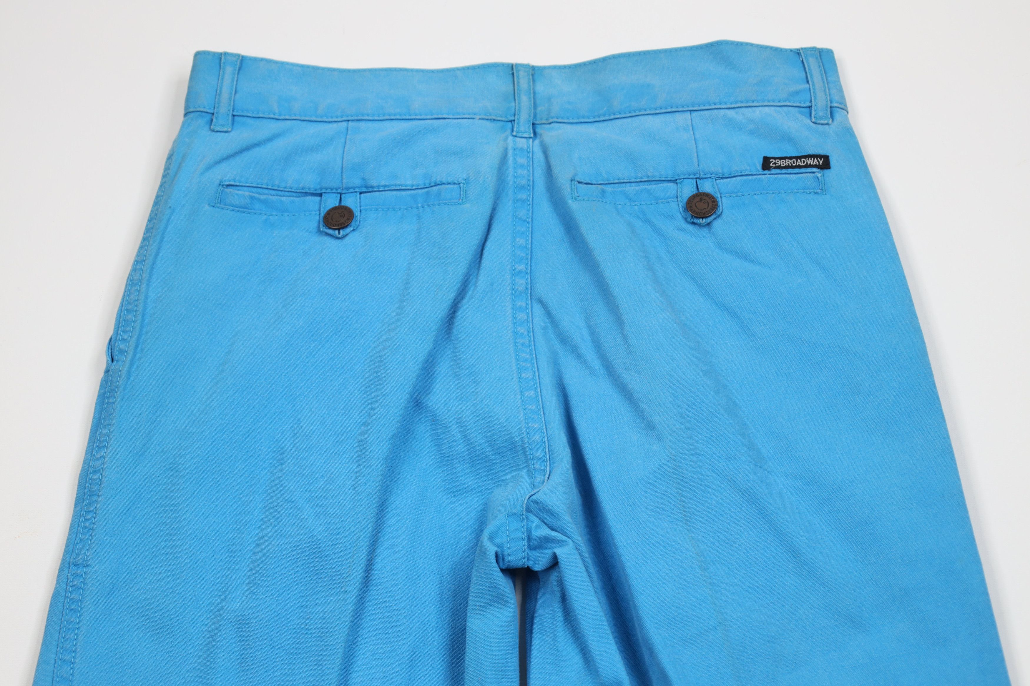 Vintage Deadstock Vintage 80s 90s Streetwear Straight Leg Pants Blue Size US 29 - 12 Thumbnail
