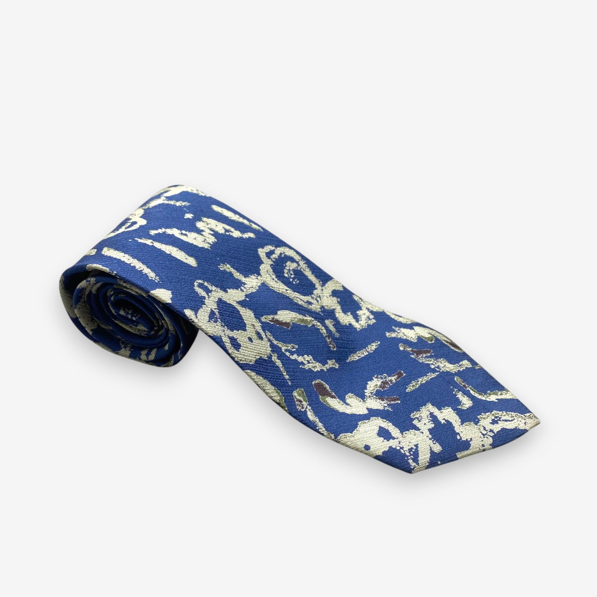 Japanese Brand Vintage Sonia Rykiel Homme SILK Necktie Cravate Pure Silk Size ONE SIZE - 1 Thumbnail
