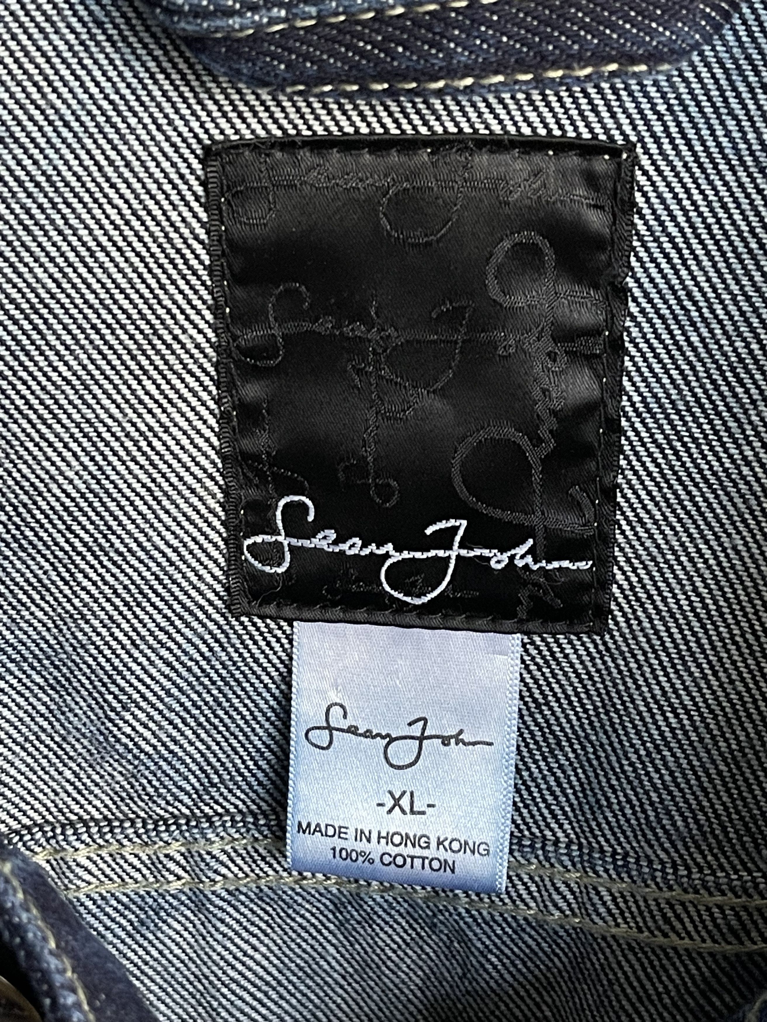 Sean John Vintage Sean John Y2K Denim Jacket Size US XL / EU 56 / 4 - 4 Thumbnail
