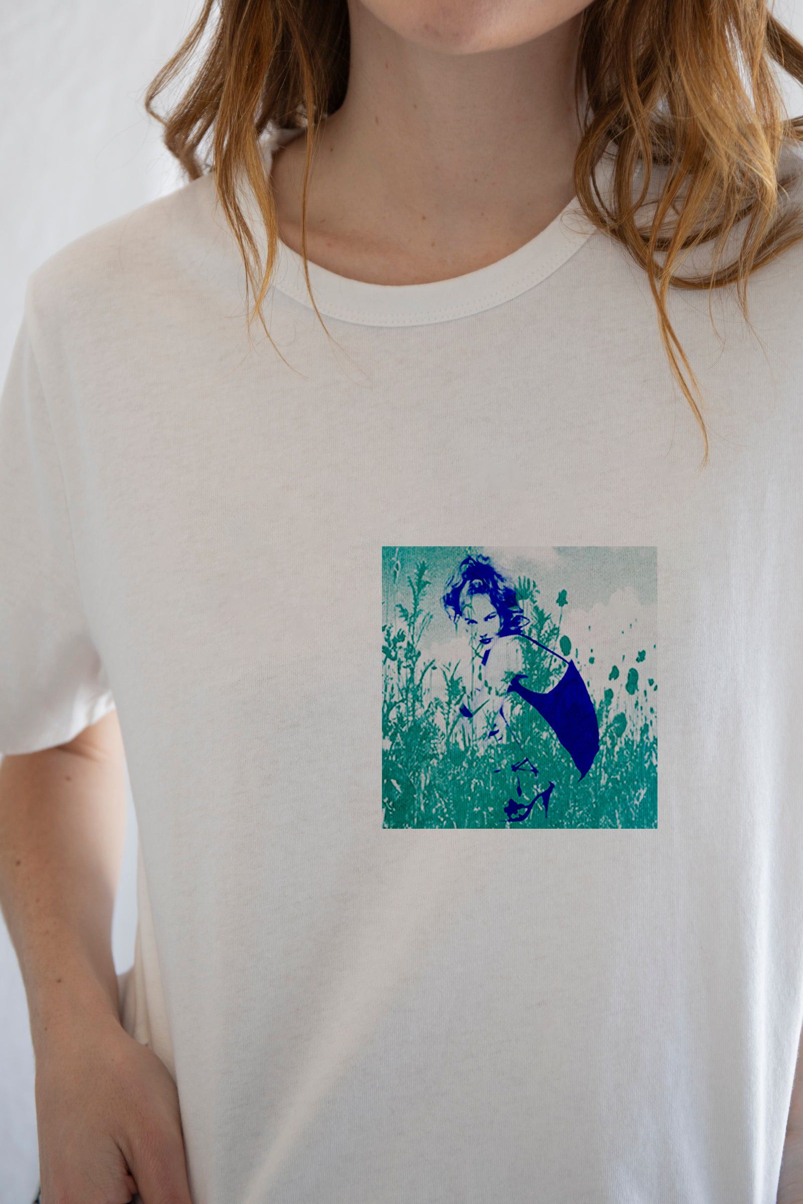 Designer × Vintage Wildflower Tee | Embrace Natural Freedom Size L / US 10 / IT 46 - 2 Thumbnail