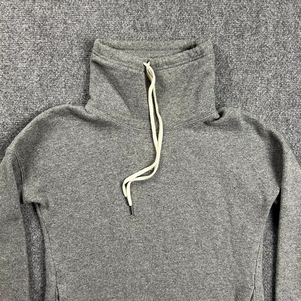 J.Crew J Crew Sweatshirt Womens XXS Gray Cowl Neck Drawstring Size XXS / US 00 / IT 34 - 2 Thumbnail