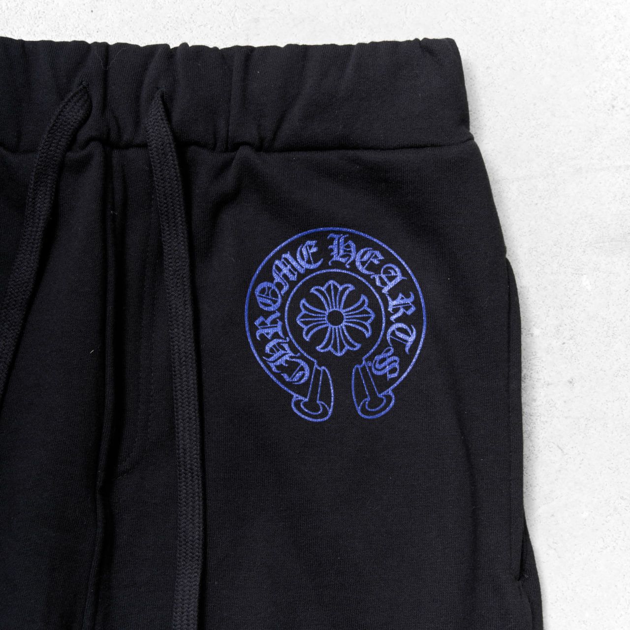 Chrome Hearts CHROME HEARTS Horseshoe Blue Print Sweatpants BLACK Size US 29 - 7 Thumbnail