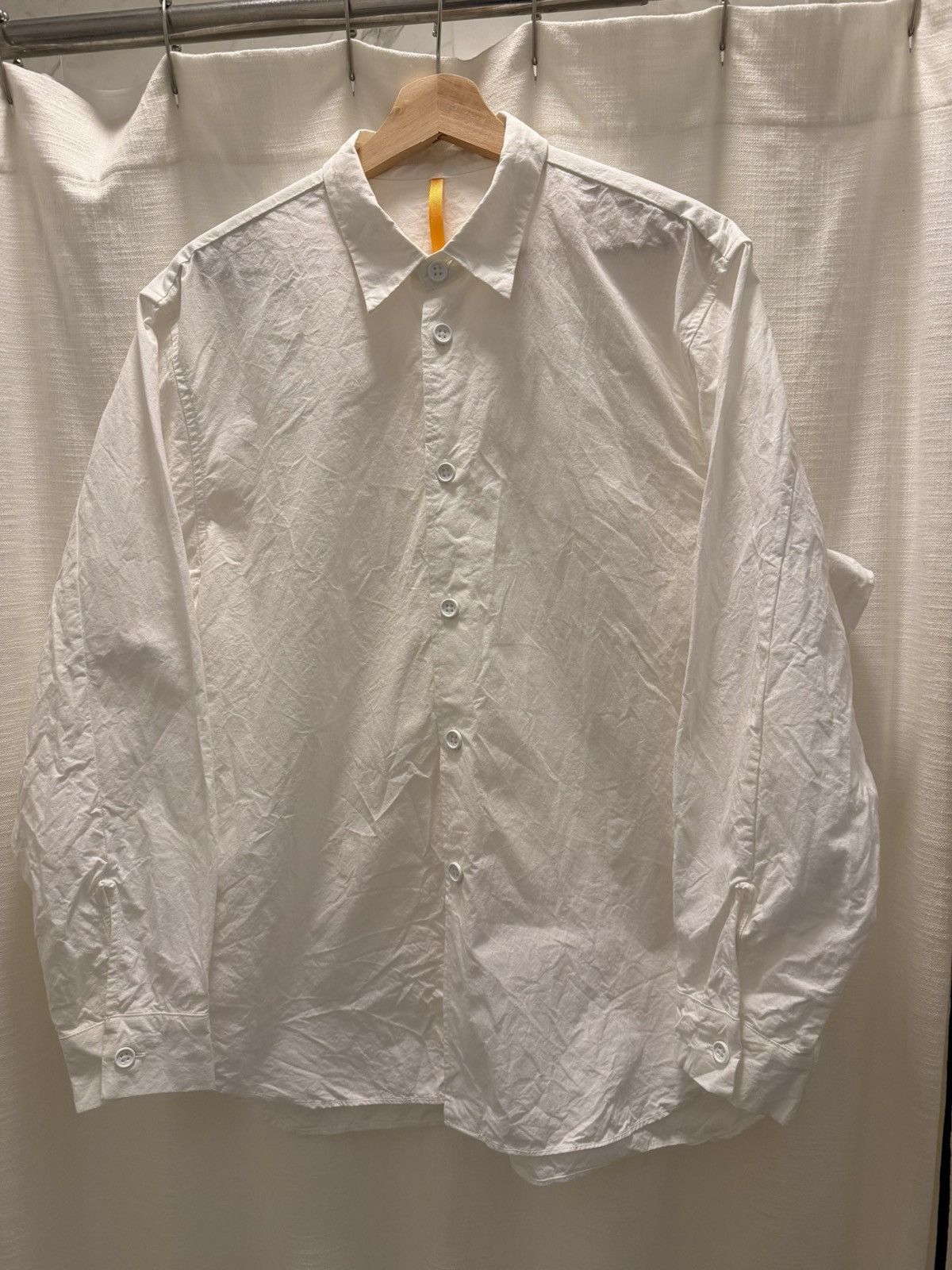 MAN-TLE MAN-TLE S8 “Weather Shirt” - White Size US S / EU 44-46 / 1 - 2 Thumbnail