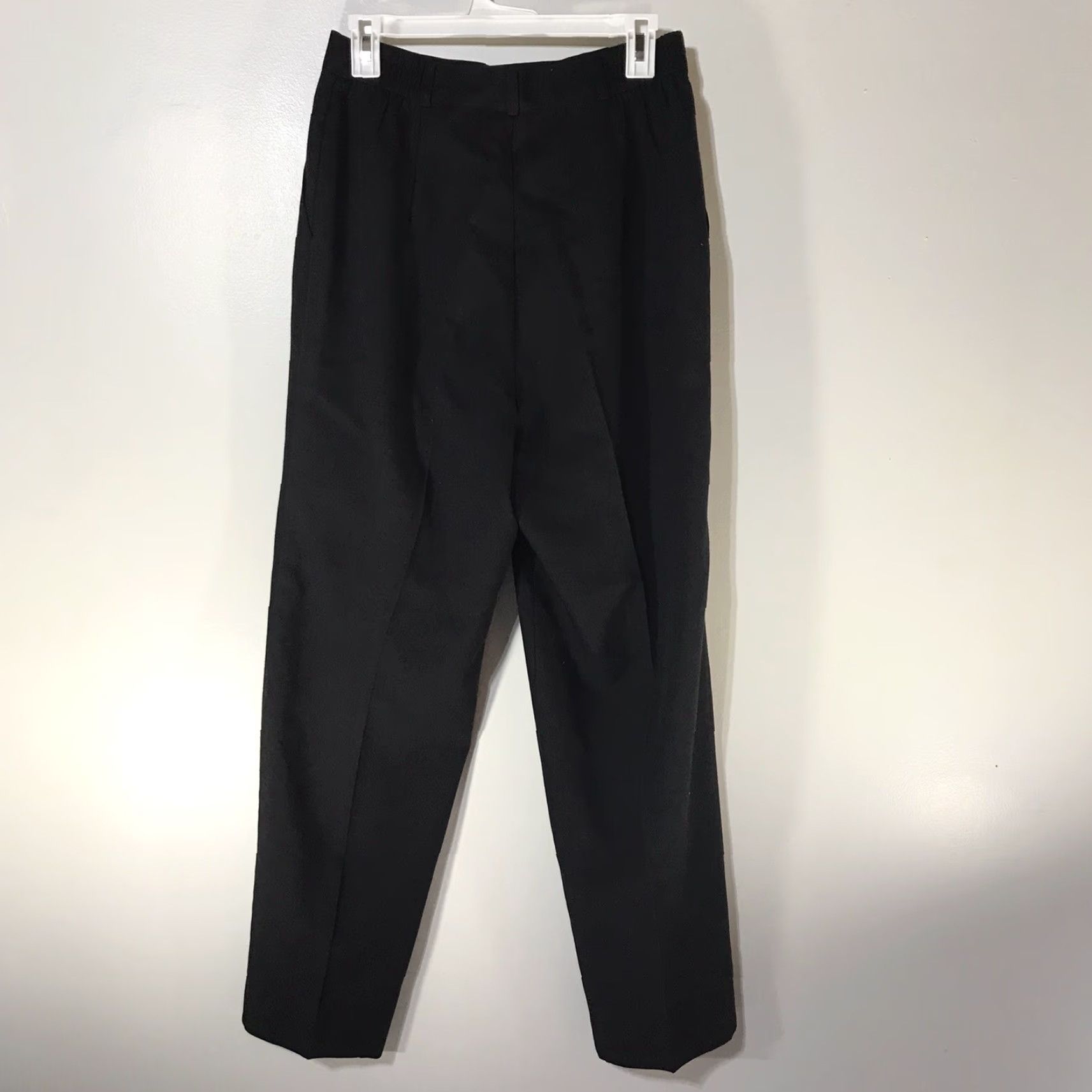 Casablanca VINTAGE Casablanca USA Black Dress Pants Womens Size 12 High Rise Casual Workwear Slim Fit Size 34" / US 12 / IT 48 - 4 Thumbnail
