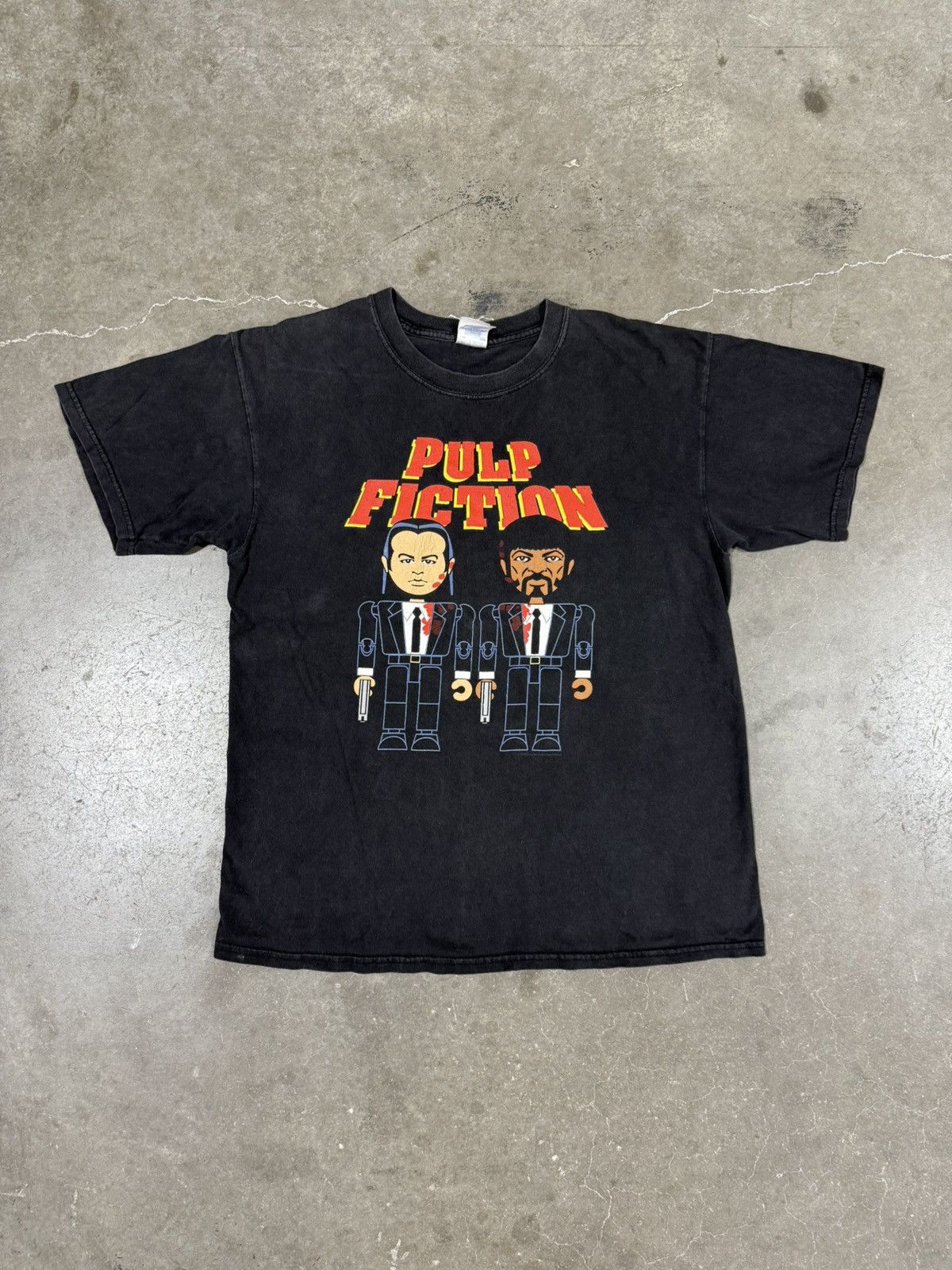Vintage Pulp Fiction Caricature Robot Tee Size US L / EU 52-54 / 3 - 1 Thumbnail