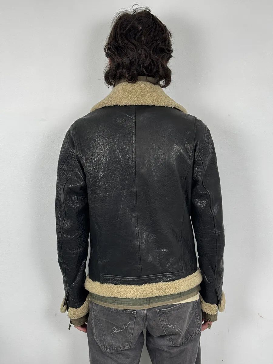 Dolce & Gabbana FW2005 Dolce & Gabbana Heavy Shearling Army Combat Leather Jacket Size US M / EU 48-50 / 2 - 7 Thumbnail