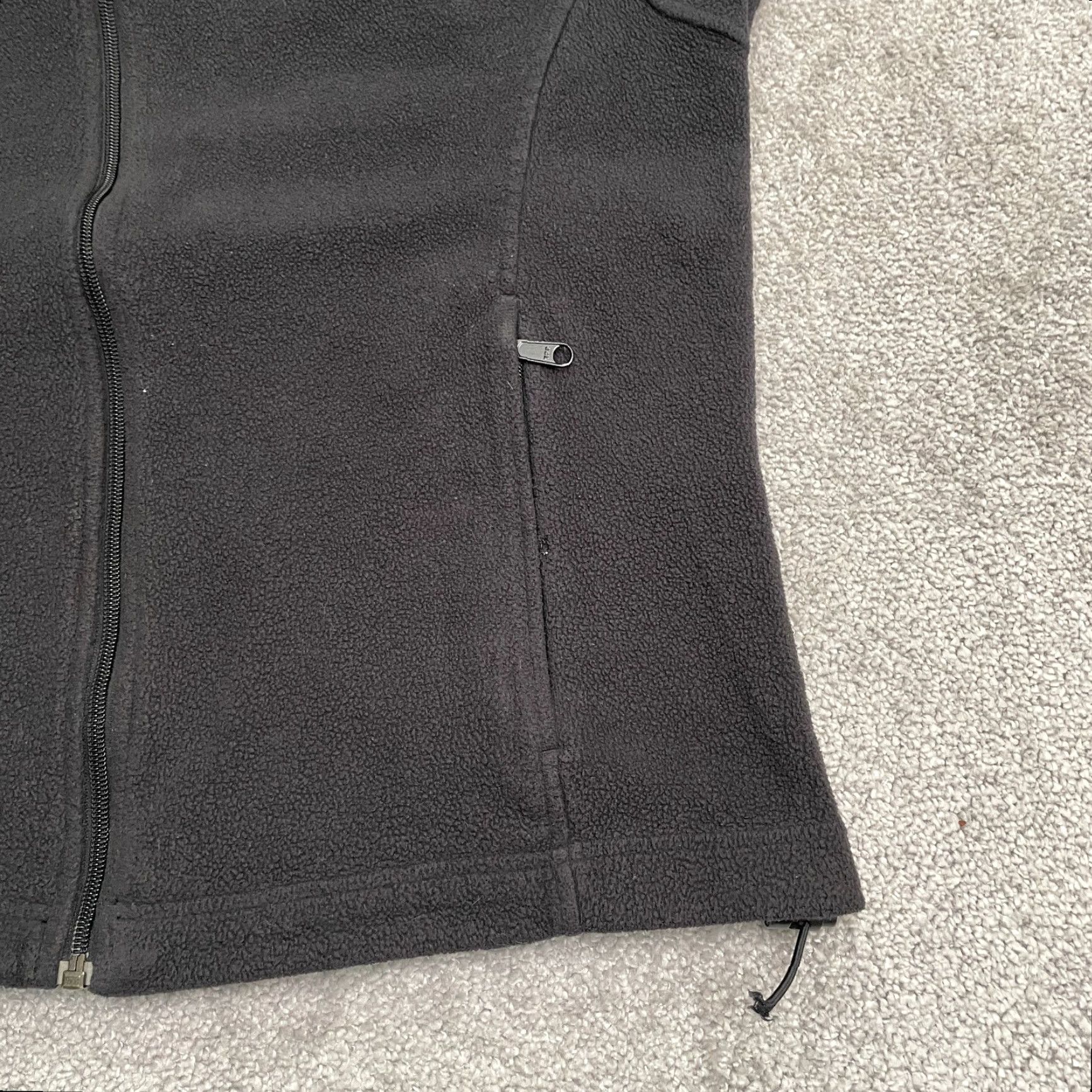 Vintage Columbia Jacket Womens Large Black Fleece Full Zip Outdoor Hiking Benton Springs Size L / US 10 / IT 46 - 3 Thumbnail