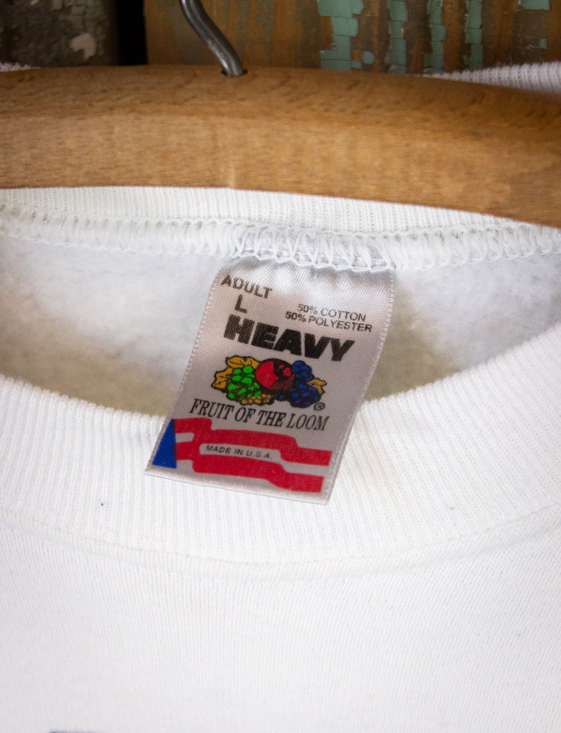 Vintage Vintage White Buffalo Sweatshirt 90s Size US L / EU 52-54 / 3 - 3 Thumbnail