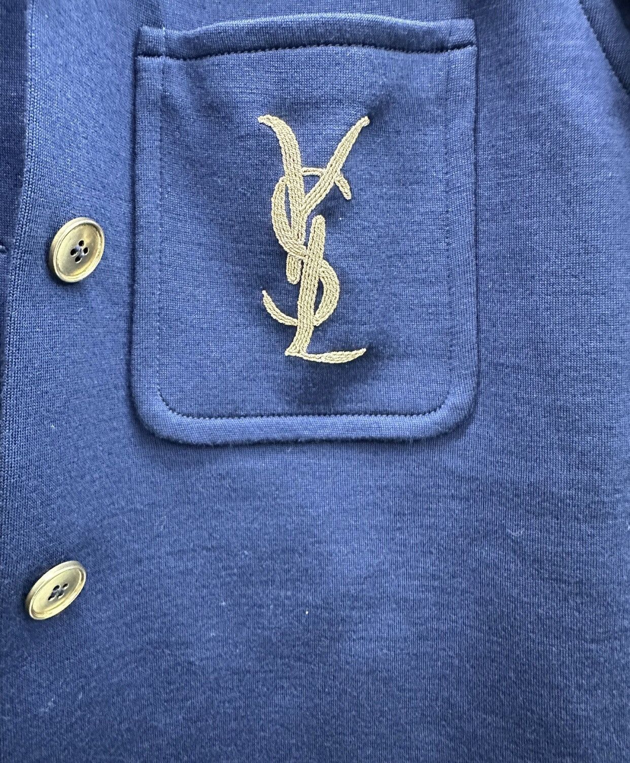 Saint Laurent Paris Saint Laurent YSL gold thread logo suit jacket2412-Nextarrow Size US M / EU 48-50 / 2 - 3 Thumbnail