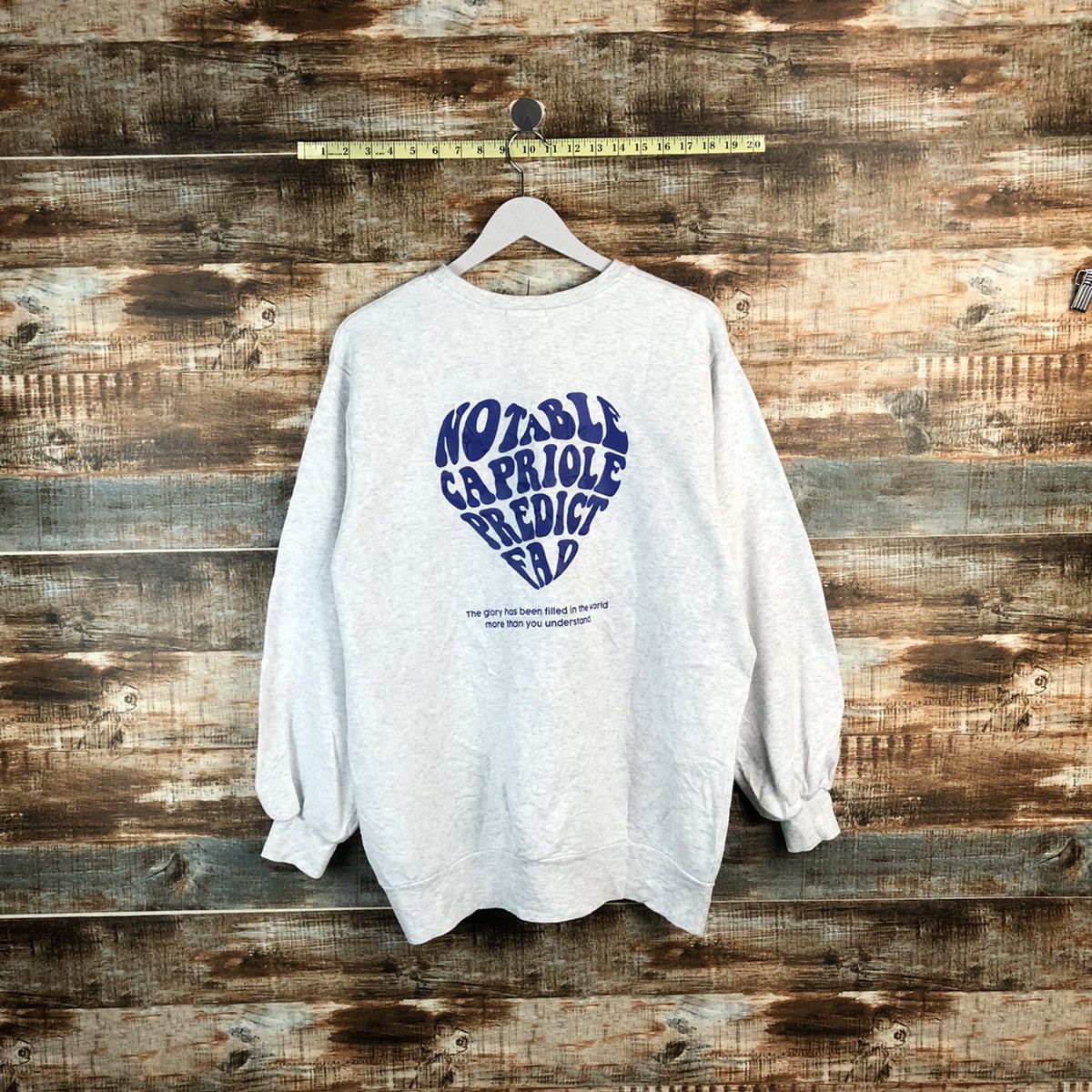 Vehement Grey love vintage Sweatshirt #A1934