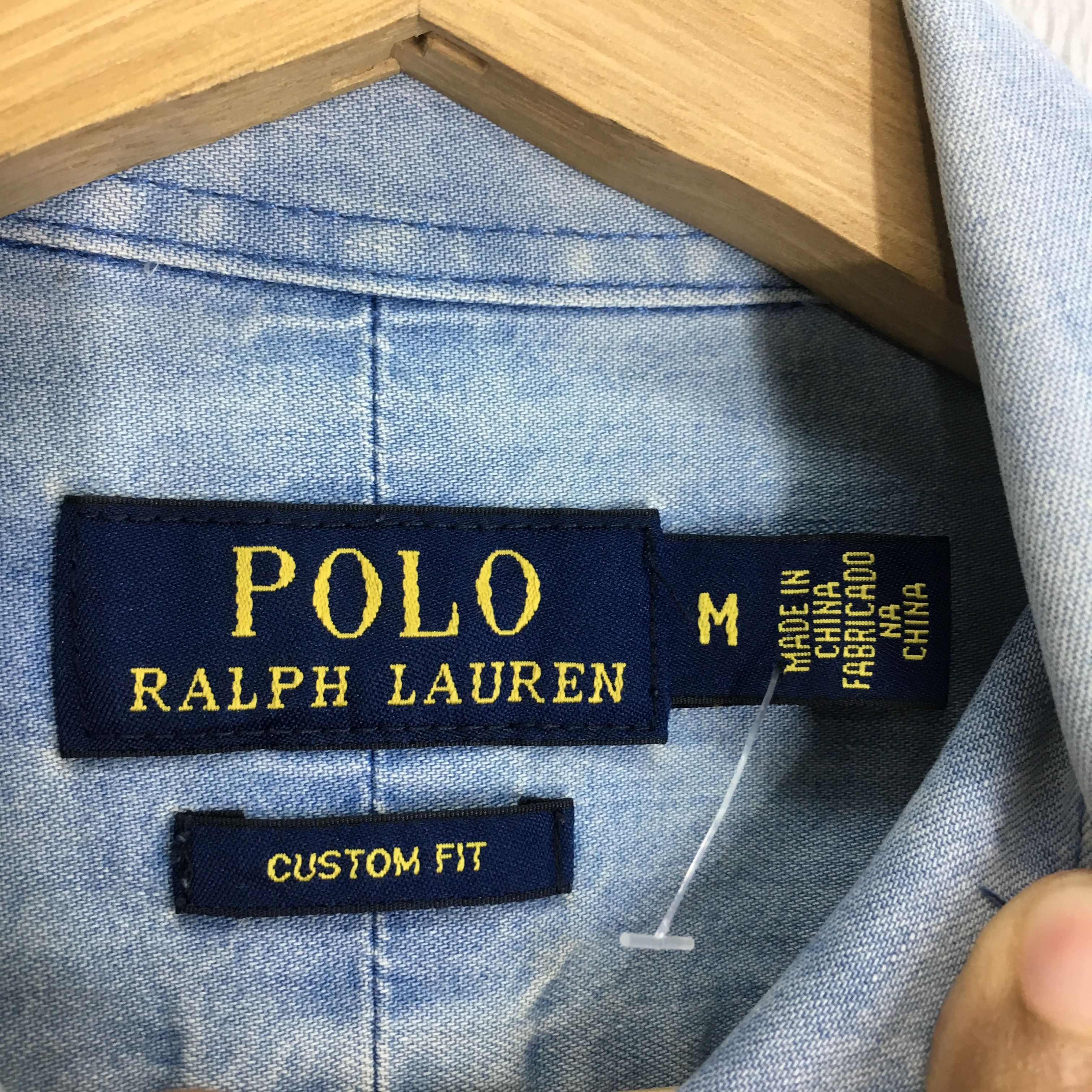 Polo Ralph Lauren Vintage Polo Ralph Lauren Denim Polo Pony Jeans Shirt Size US M / EU 48-50 / 2 - 11 Thumbnail