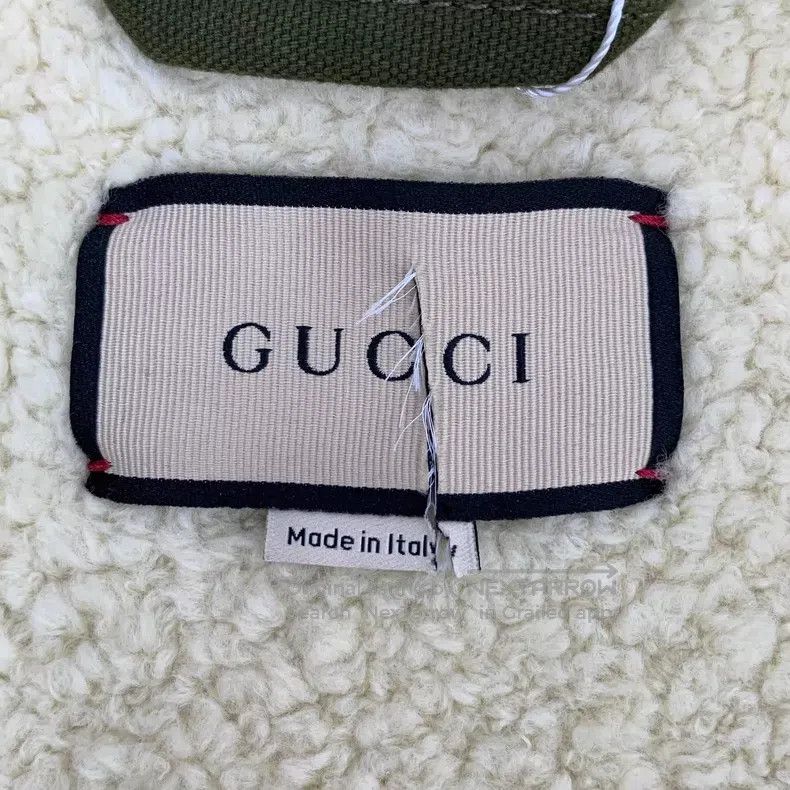 Gucci Gucci Army green logo cotton lapel single-breasted long-sl Size US L / EU 52-54 / 3 - 6 Thumbnail