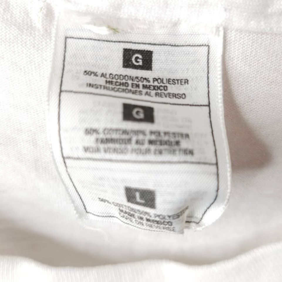 Fruit Of The Loom VINTAGE Fruit of the Loom T-Shirt Mens Large White 90s 1996 Luzerne County Race For The Arts 10K Music runner running Shirt Mens Size US L / EU 52-54 / 3 - 7 Thumbnail