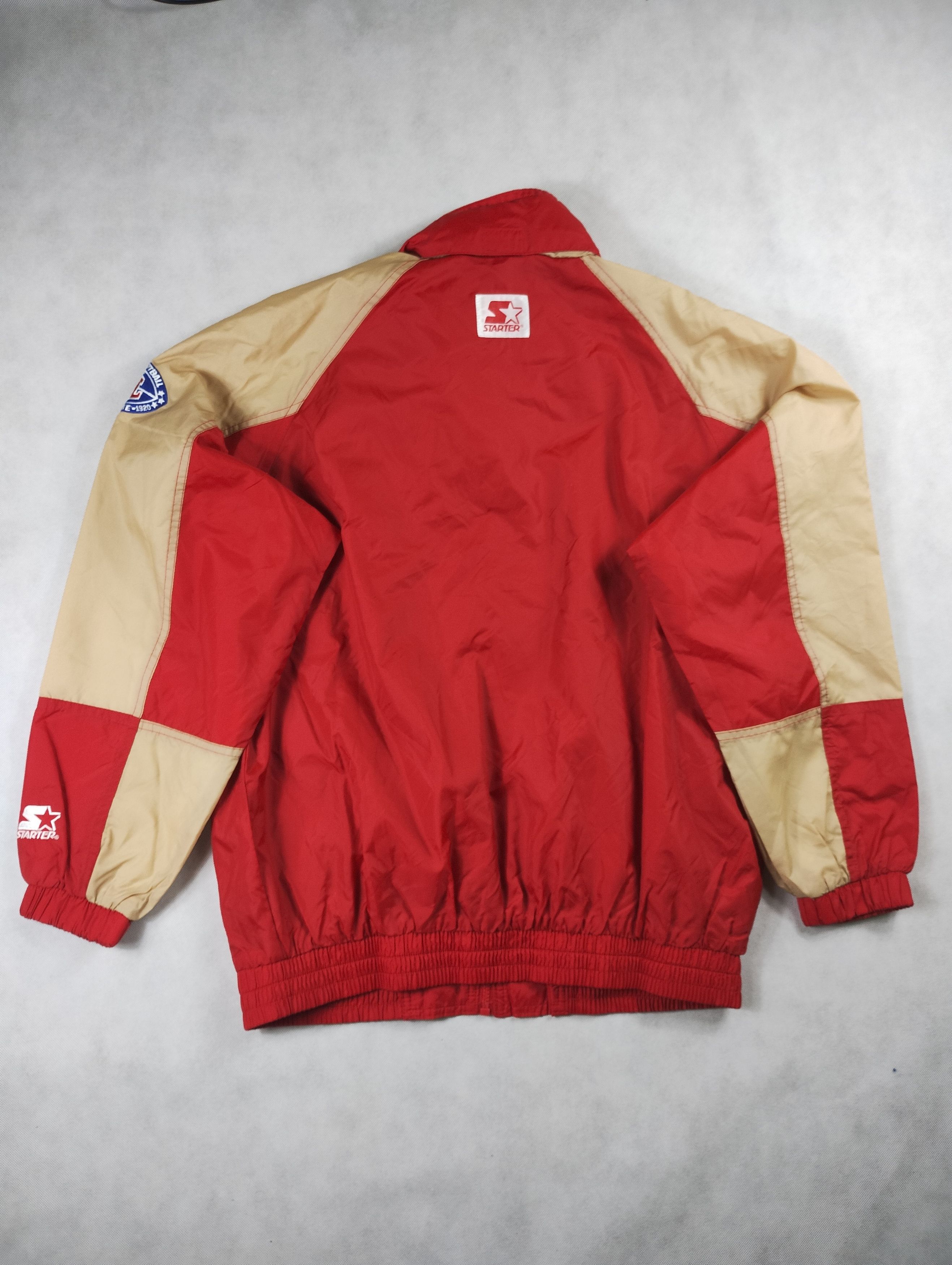 NFL × Starter Light jacket Starter NFL Red gold vintage 90s Size US M / EU 48-50 / 2 - 11 Thumbnail