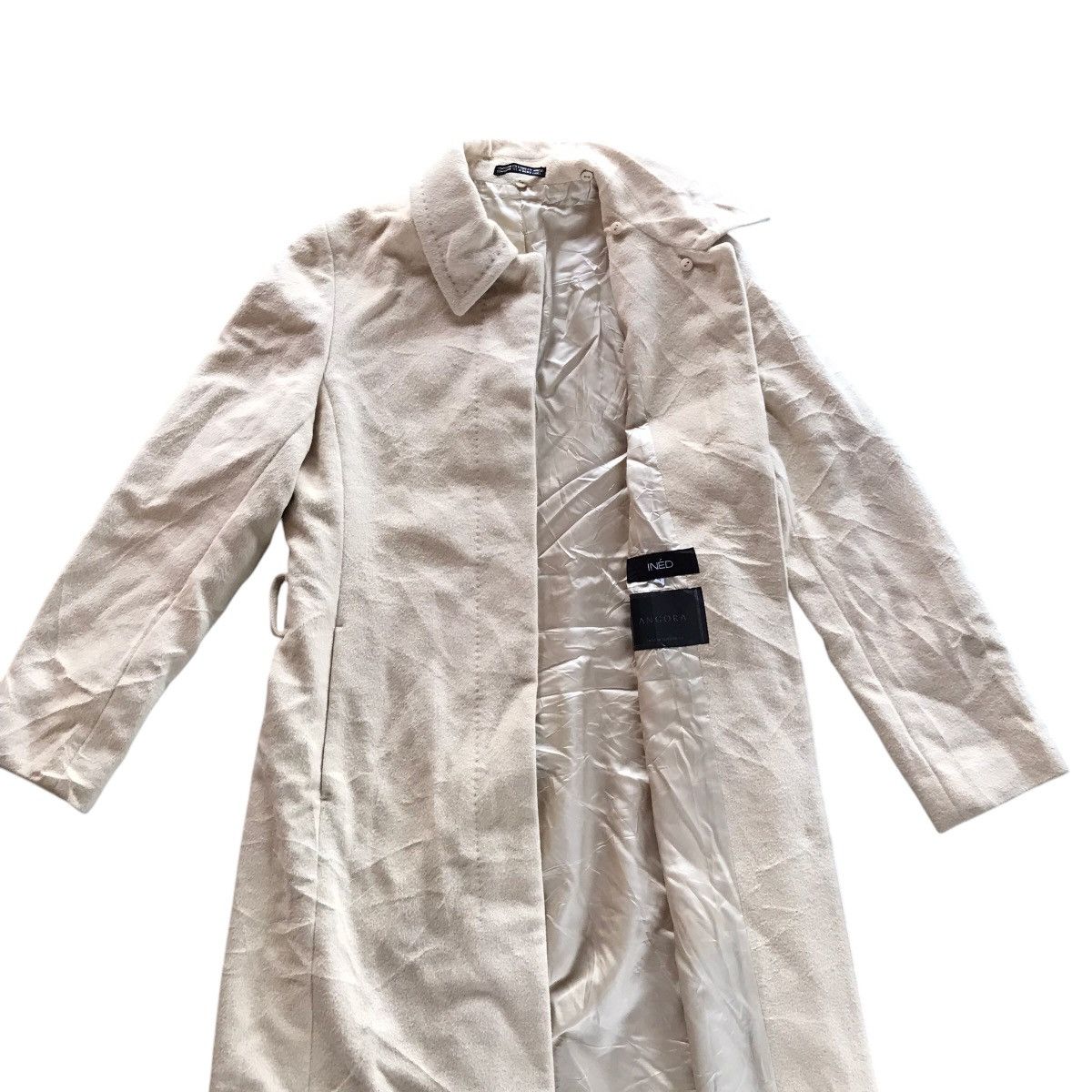 Yohji Yamamoto Vintage INED by Yohji Yamamoto Trench Coat Jacket Size S / US 4 / IT 40 - 8 Thumbnail