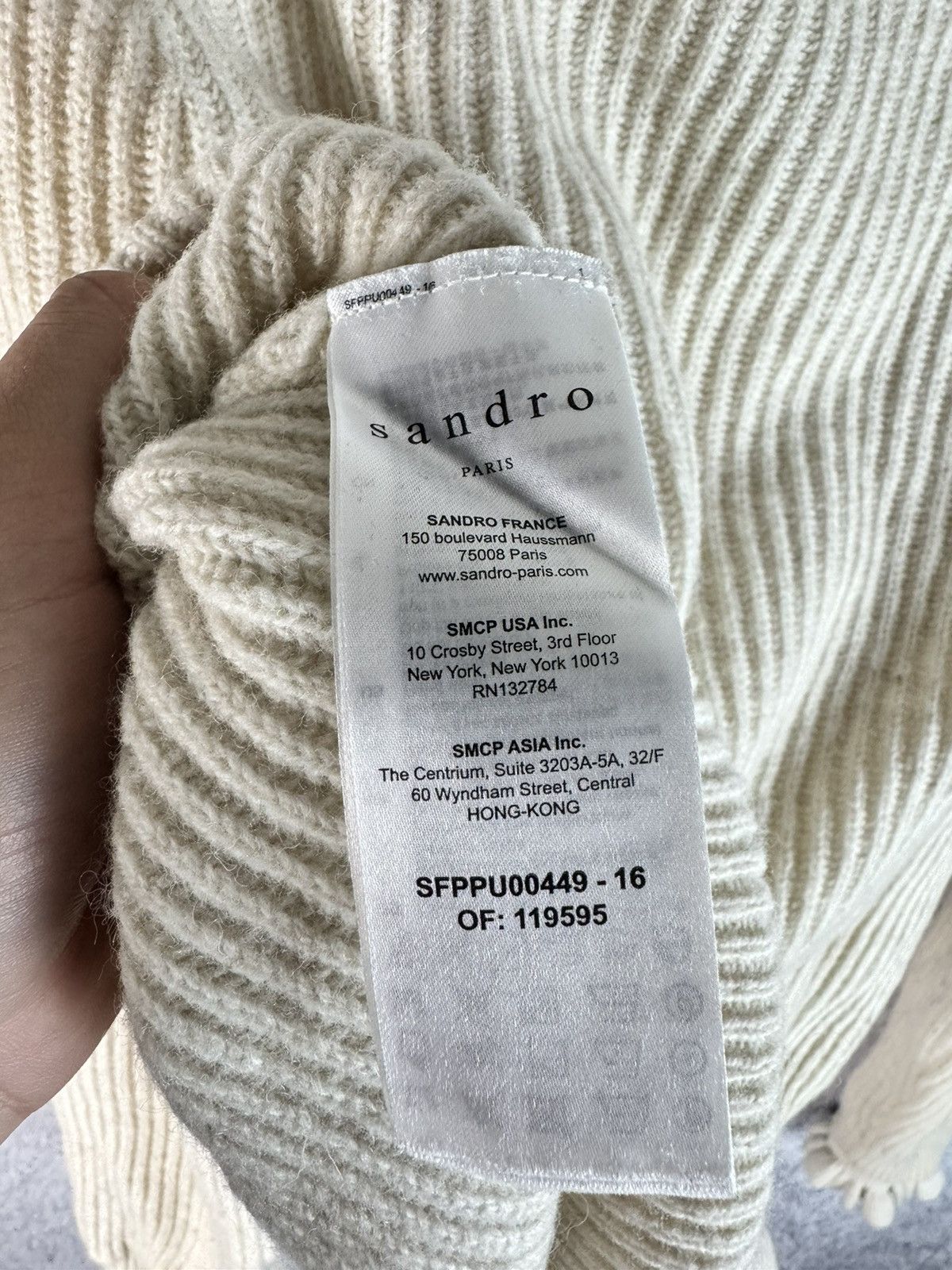 Sandro Sandro Paris Sweater Womens Size 3 Hype Streetwear Size M / US 6-8 / IT 42-44 - 4 Thumbnail
