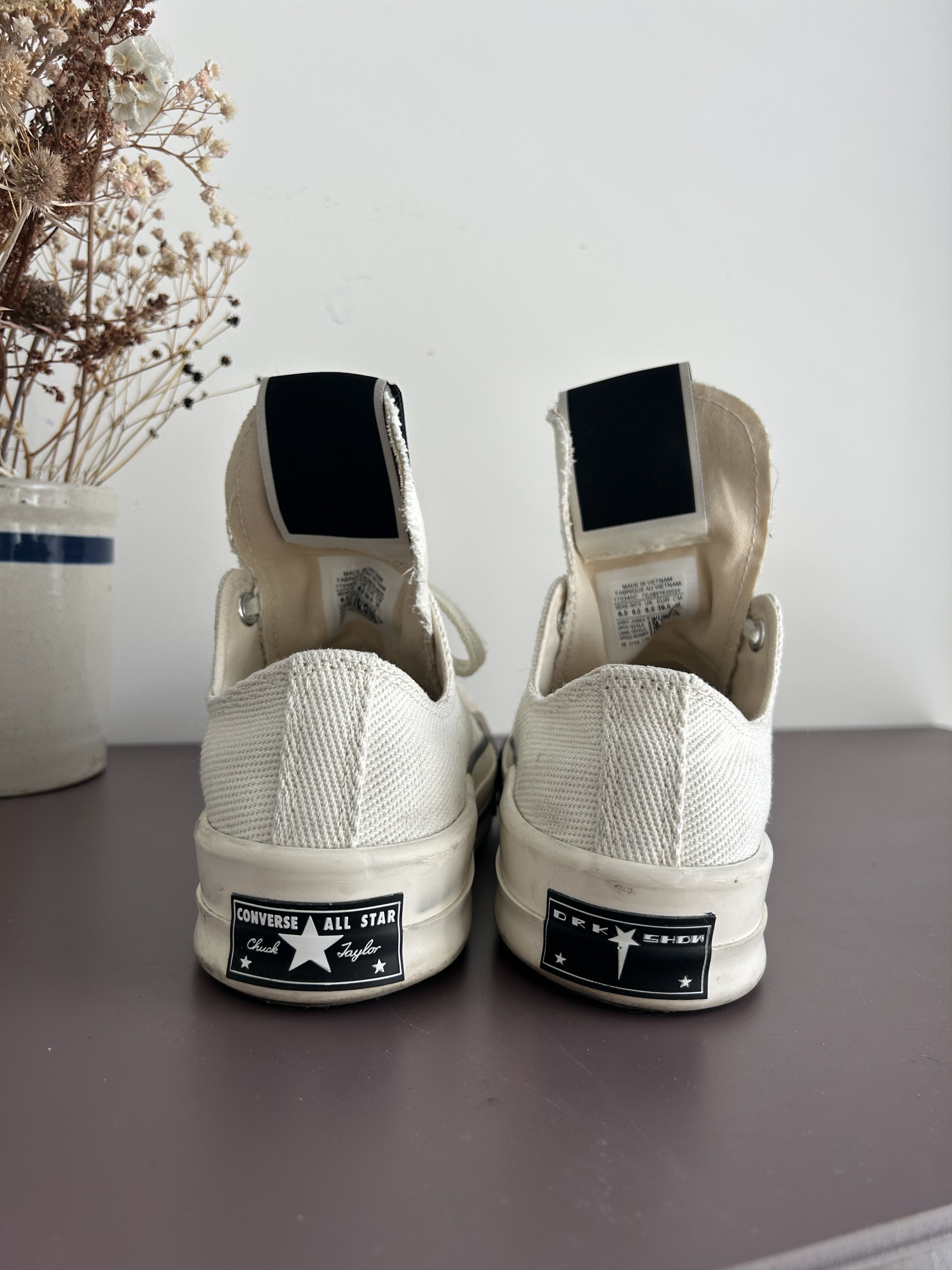 Converse × Rick Owens Rick Owens converse! Size US 6.5 / EU 39-40 - 2 Thumbnail