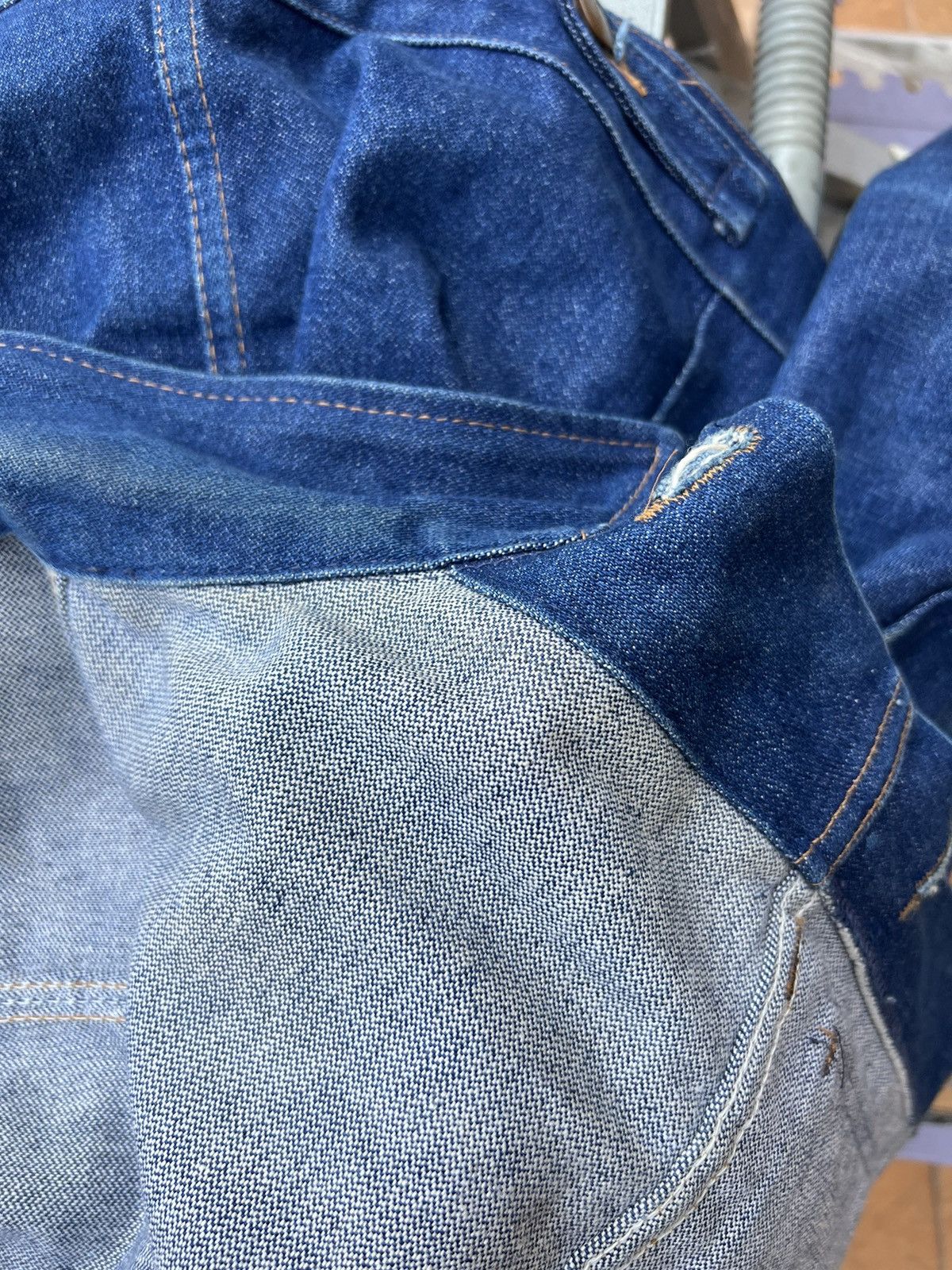 Vintage Vintage 70s 80s Wrangler Blue Denim Jacket Size US XXL / EU 58 / 5 - 19 Thumbnail