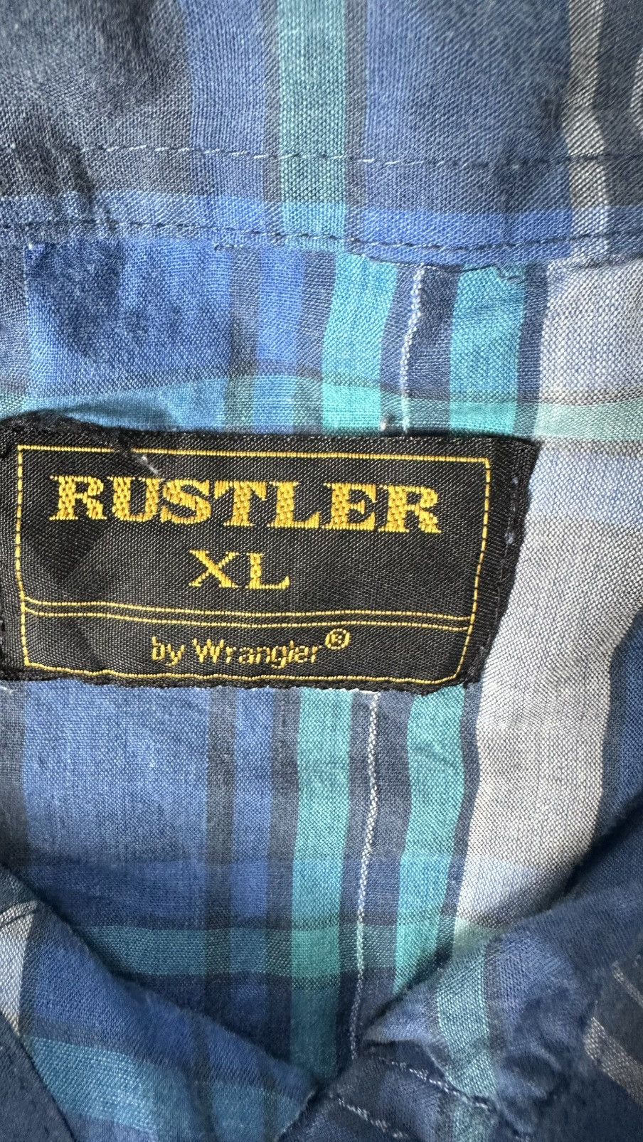 Rustler VINTAGS RUSTLER BY WRAGLER PEARL SNAP WESTERN SHIRT Size US XL / EU 56 / 4 - 6 Thumbnail