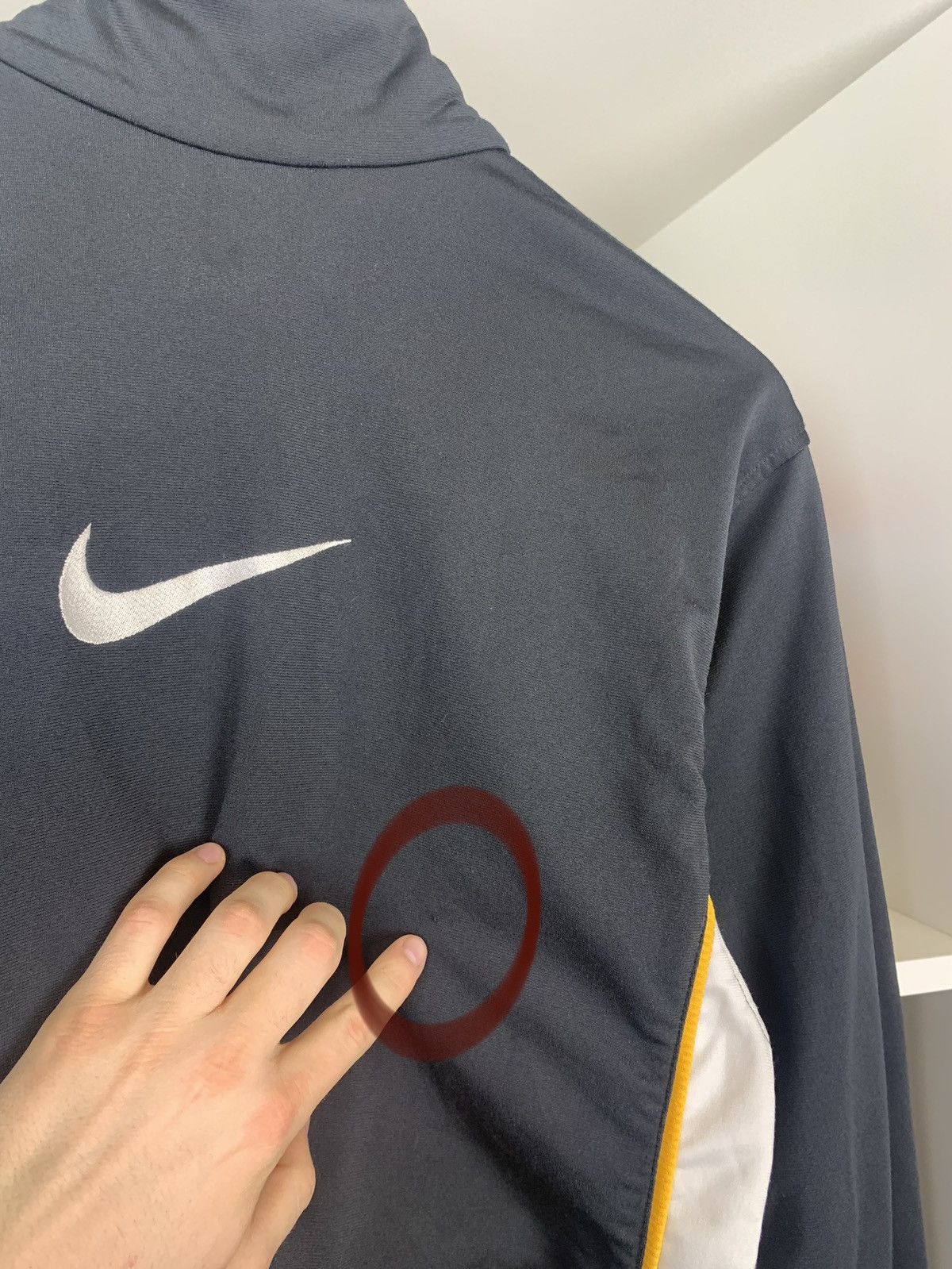 Nike × Vintage Vintage Nike Big Swoosh Olympic Jacket Size US S / EU 44-46 / 1 - 5 Thumbnail
