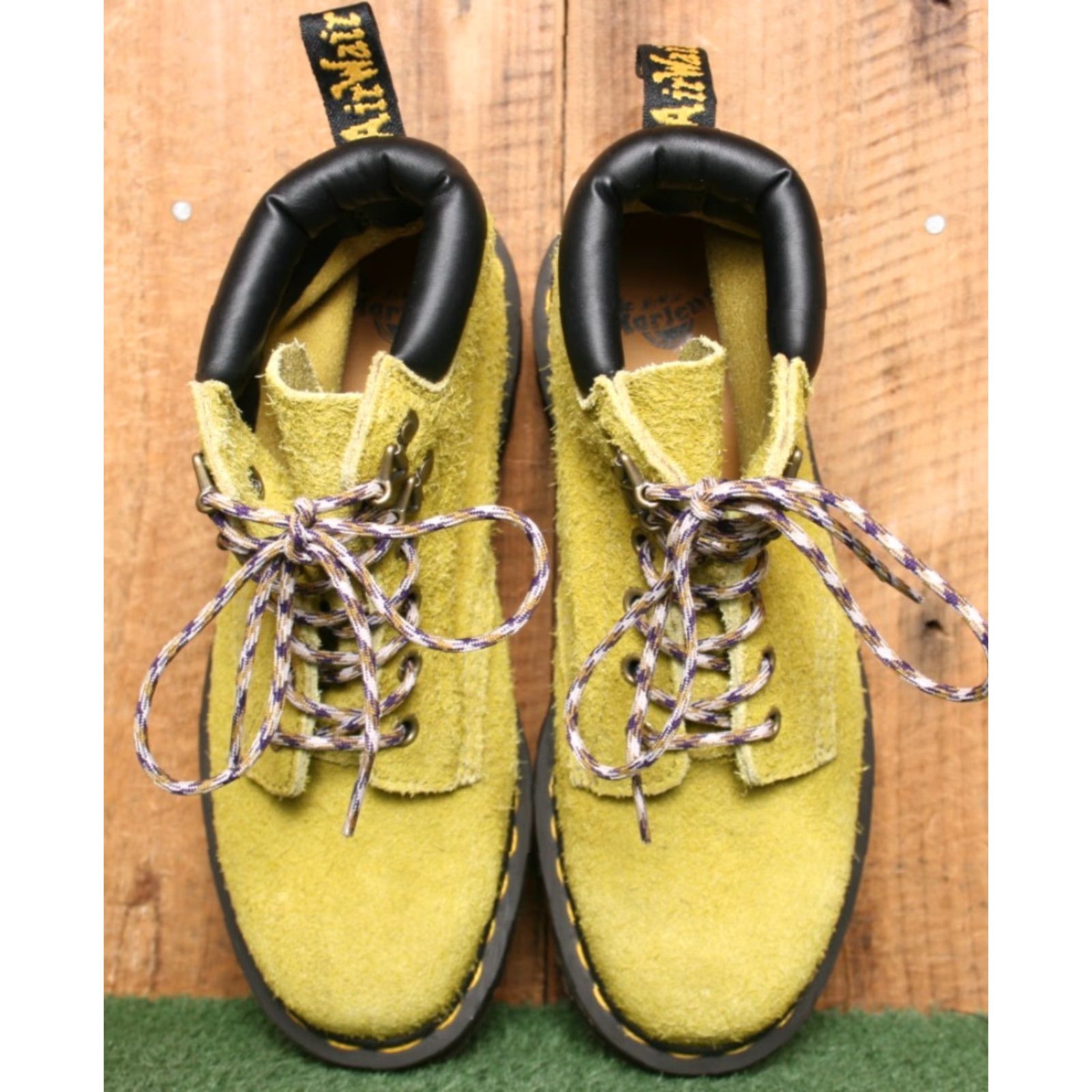 Dr. Martens Dr. Martens Ben 939 Moss Green Suede Hiker Combat Boots Women UK 5 US 7 EU 38 Navy Green? Size US 5 / IT 35 - 4 Thumbnail