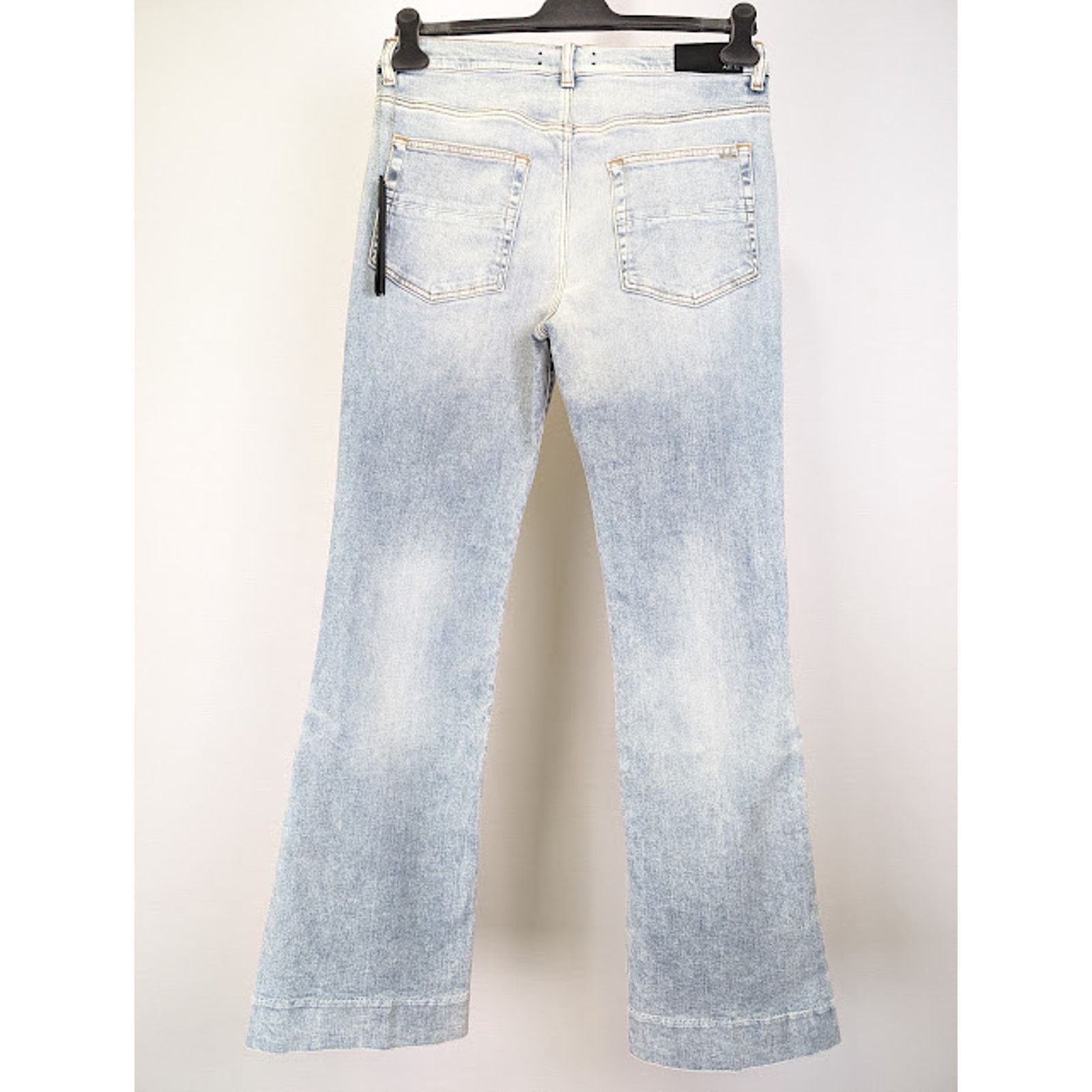 Amiri o1rshd1 Stack Flare Jeans in Stone Indigo Size US 31 - 12 Thumbnail