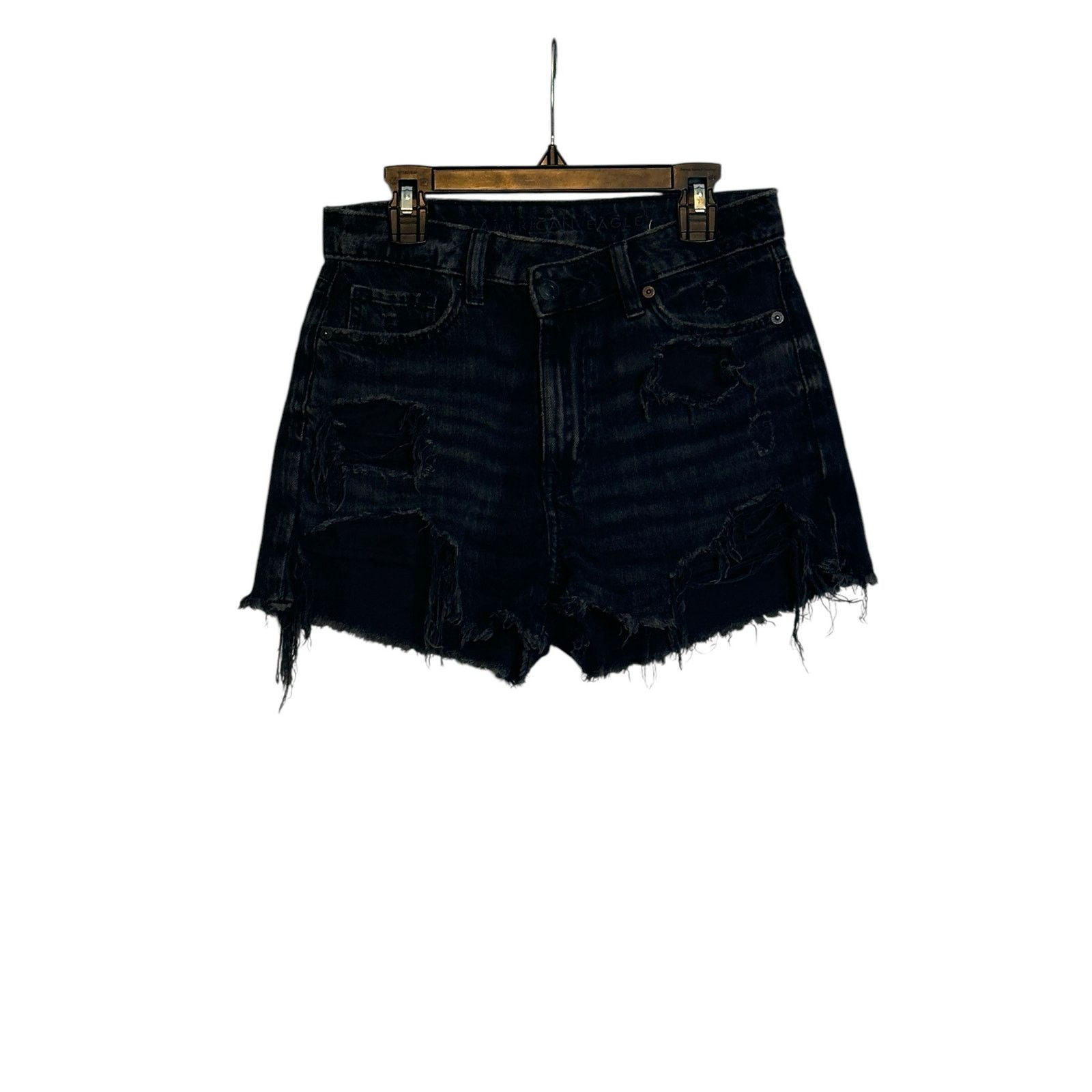American Eagle Outfitters American Eagle denim distressed cut off shorts size 00 Size 24" / US 00 / IT 34 - 8 Thumbnail