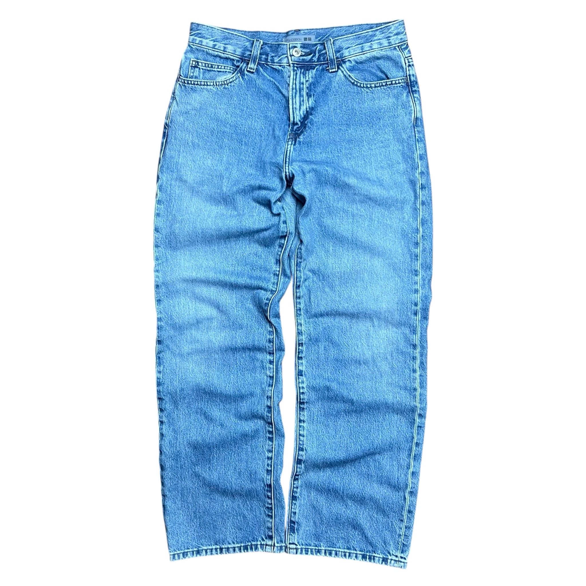 JW Anderson JW Anderson x Uniqlo Straight-Leg Blue Denim Jeans - 30” Size US 30 / EU 46 - 1 Thumbnail