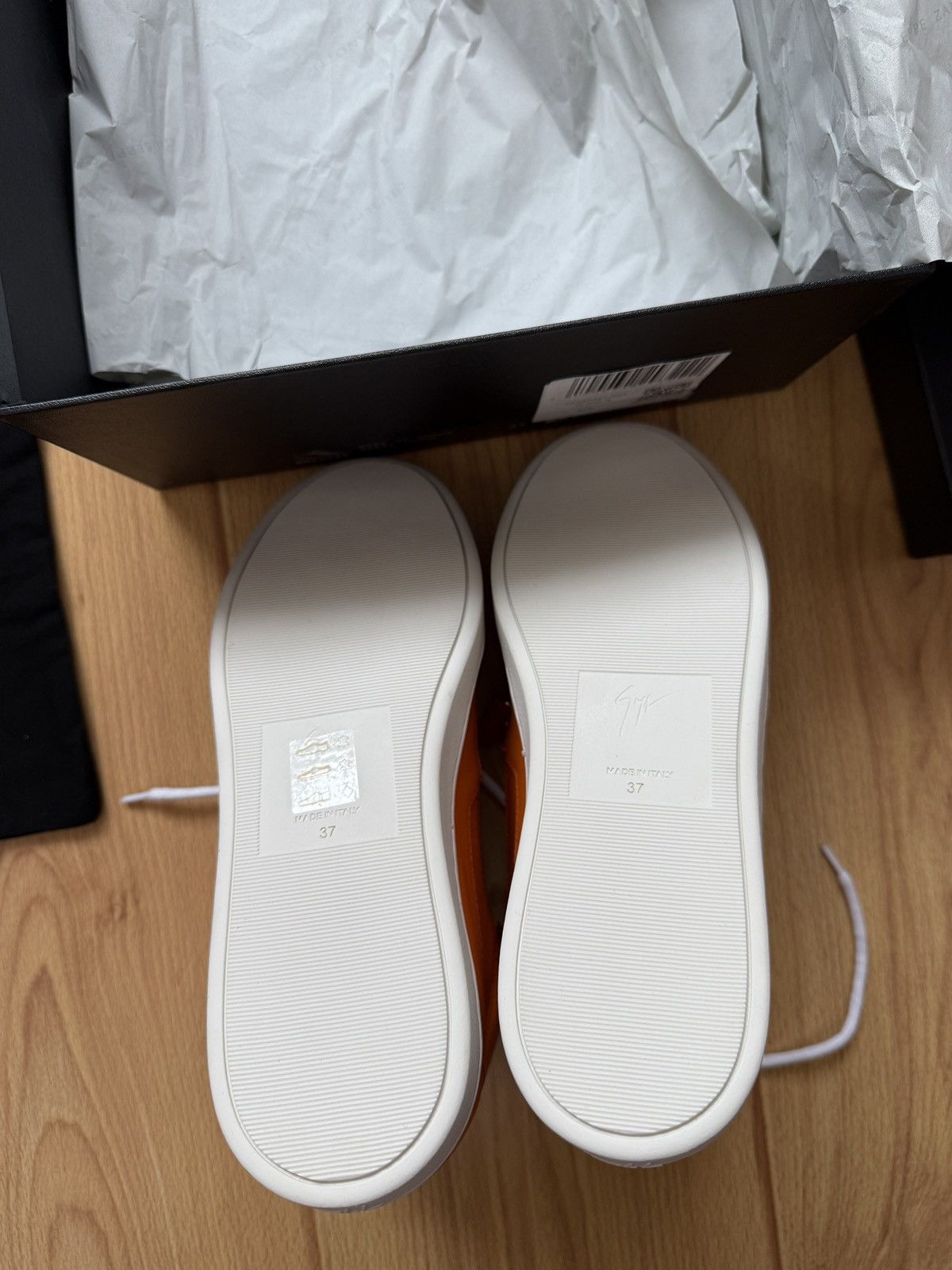 Giuseppe Zanotti Giuseppe Zanotti Brek High Orange Gold Zip BNIB 37 Size US 7 / IT 37 - 11 Thumbnail