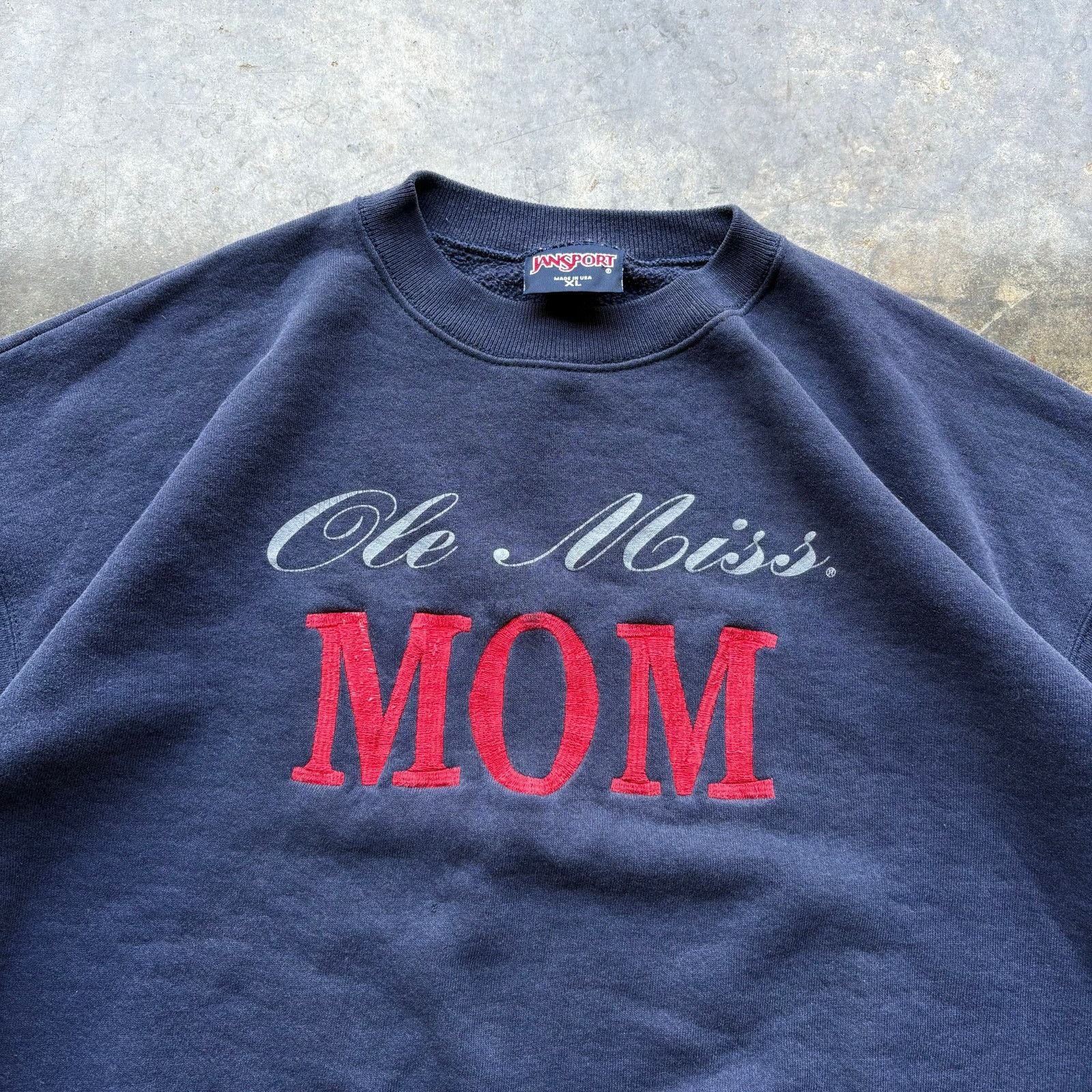 NCAA Vintage OLE MISS MOM 90s Sweatshirt Size XL / US 12-14 / IT 48-50 - 3 Thumbnail