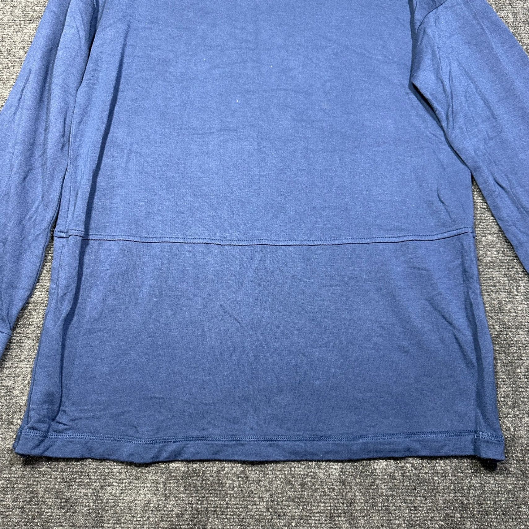 J. Jill J. Jill Top Womens Small Blue Stretch Long Sleeve Tee Shirt Pullover Side Zip Hem V-Neck Shirt Ladies XS? Size S / US 4 / IT 40 - 2 Thumbnail