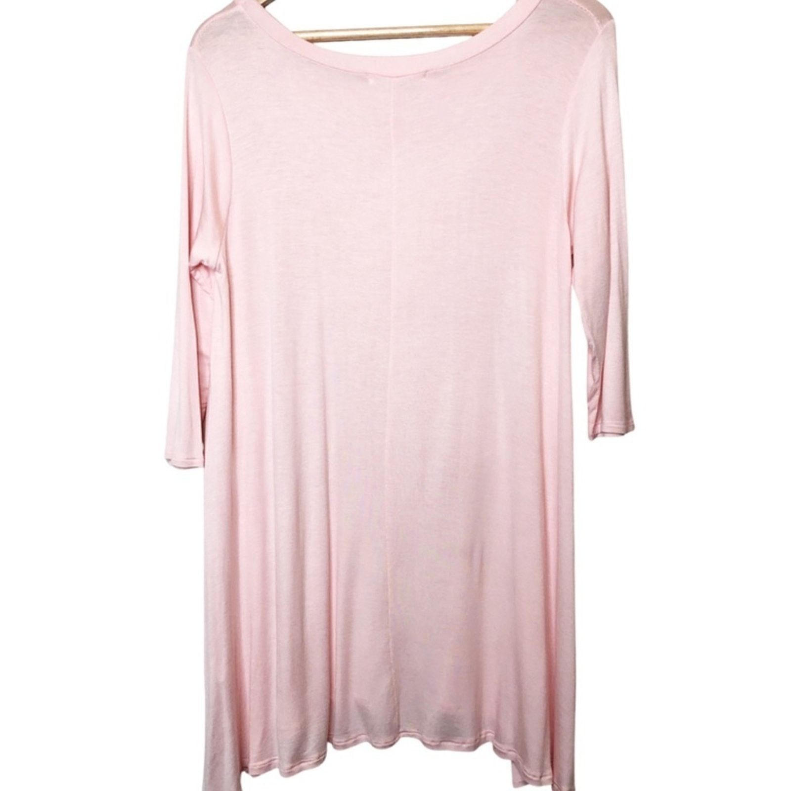 Other Love In 3/4 Sleeve Light Powder Pink Oversized Blouse Size M / US 6-8 / IT 42-44 - 9 Thumbnail