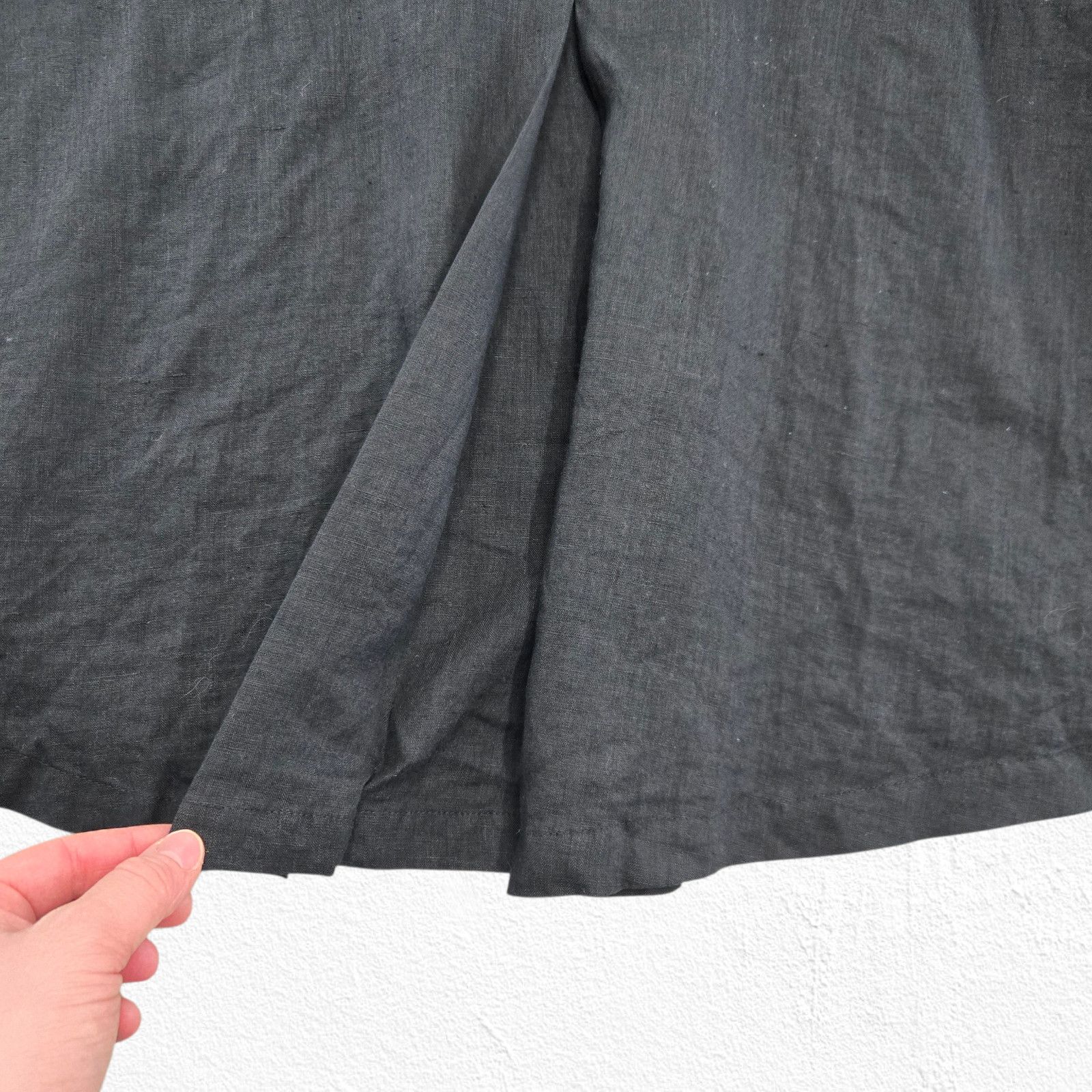 FLAX Y2K Vintage NWT FLAX Black Linen Tunic Top Size XL Size XL / US 12-14 / IT 48-50 - 7 Thumbnail