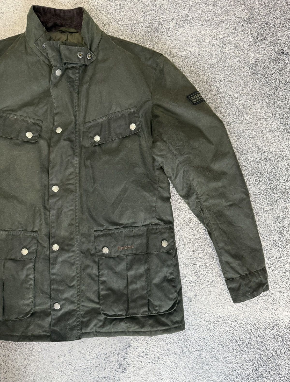 Barbour Barbour International Duke Waxed Jacket Men M MWX0337 Biker Size US M / EU 48-50 / 2 - 22 Thumbnail