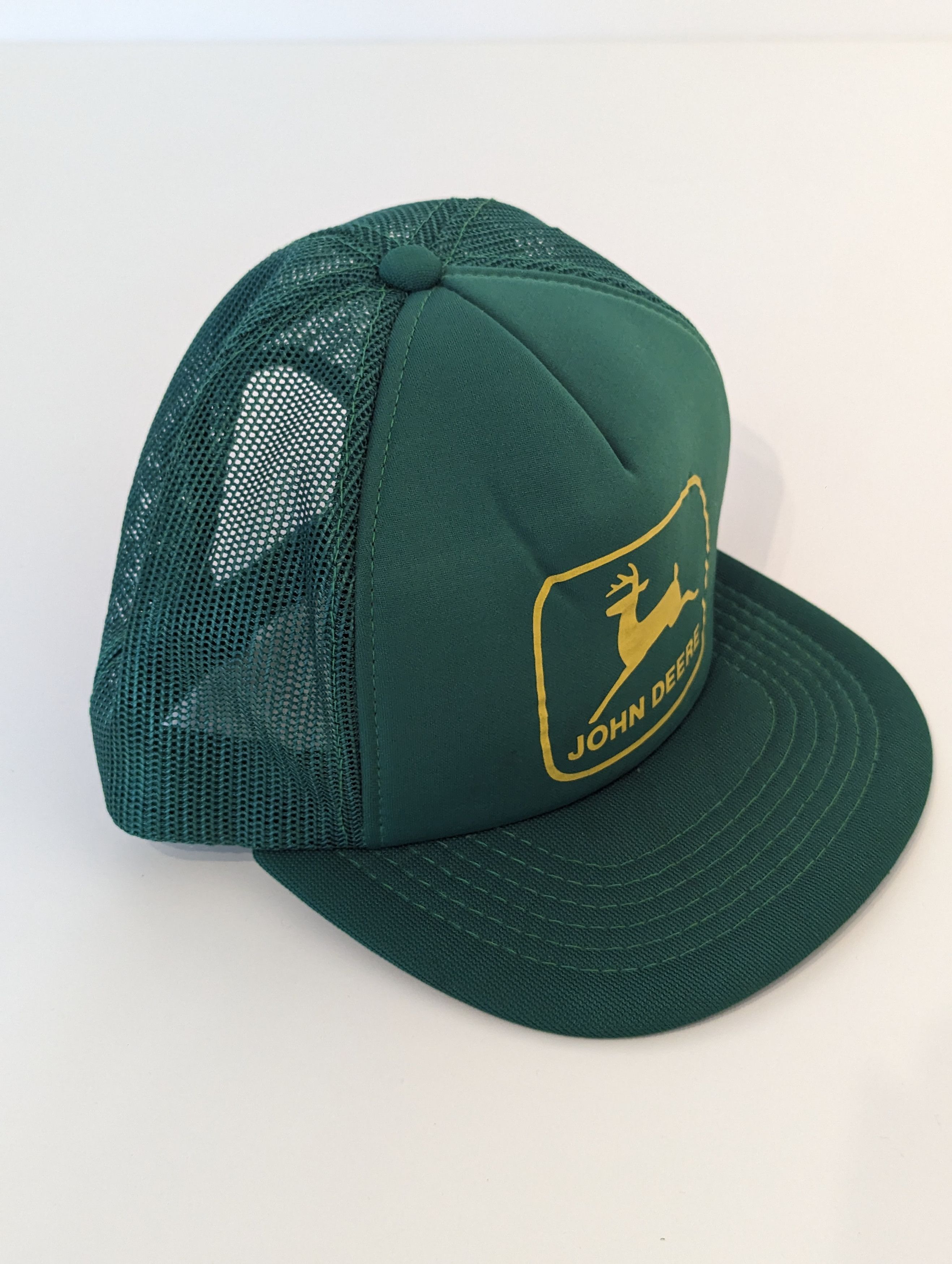 John Deere Vintage '80s John Deere Trucker Hat Size ONE SIZE - 3 Thumbnail