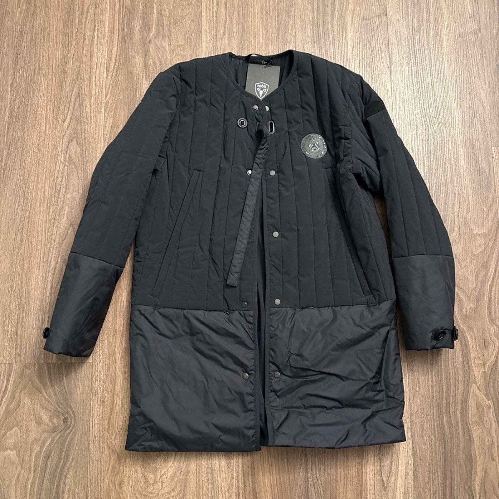 Nobis NWT Nobis women’s Eiffel Tower Black Quilted JKT Size M / US 6-8 / IT 42-44 - 2 Thumbnail