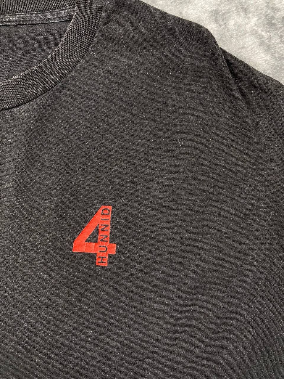 Vintage Vintage 4Hunnid Big Logo T Shirt Men Size XL Black Size US XL / EU 56 / 4 - 9 Thumbnail