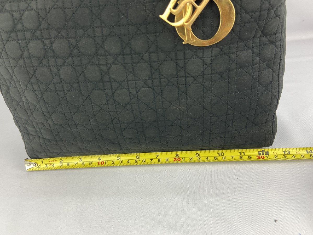 Dior Authentic Vintage Chrostian Lady Dior cannage Nylon Size ONE SIZE - 20 Thumbnail