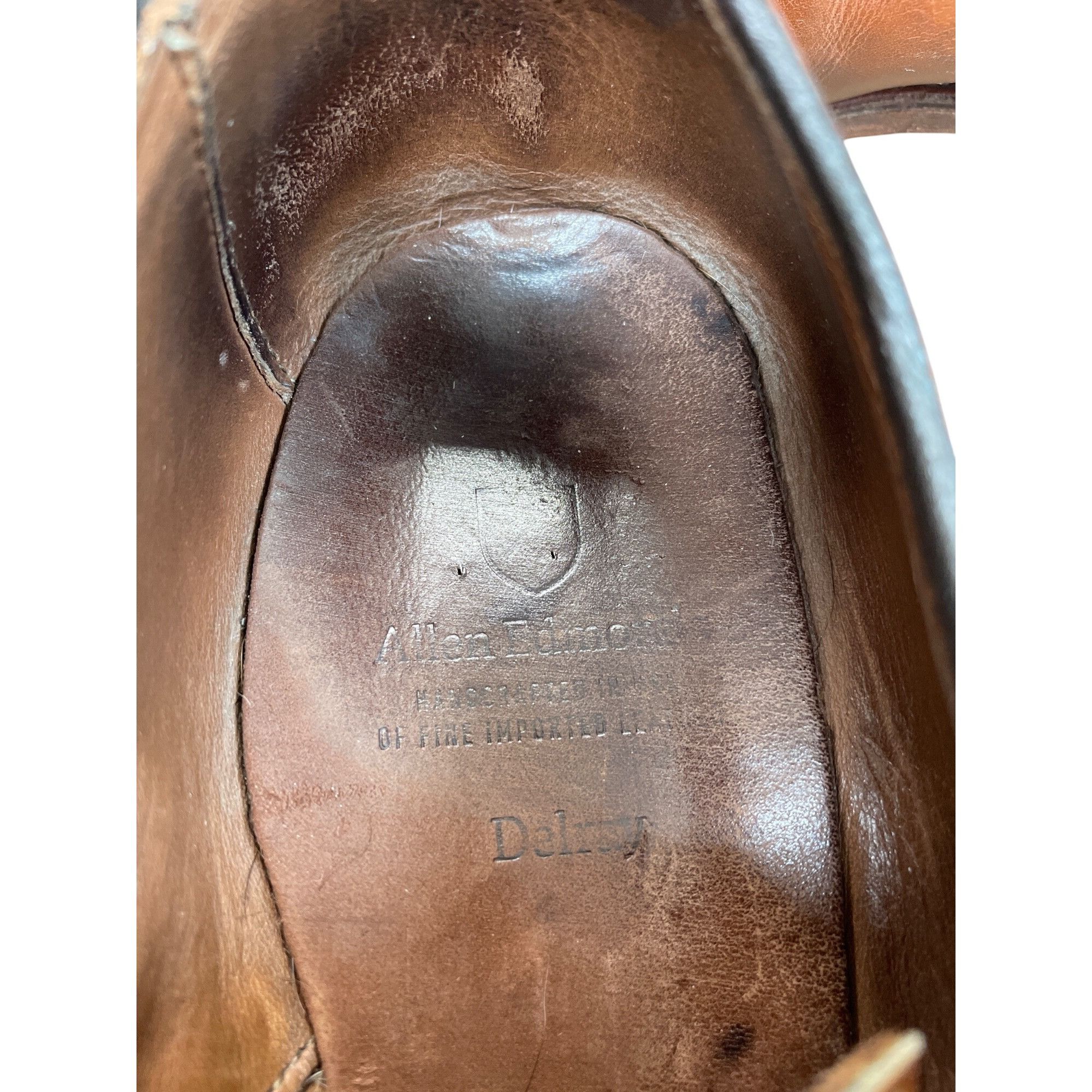 Allen Edmonds Allen Edmonds Delray Mens brown leather derby oxfords shoes Size US 9 / EU 42 - 5 Thumbnail
