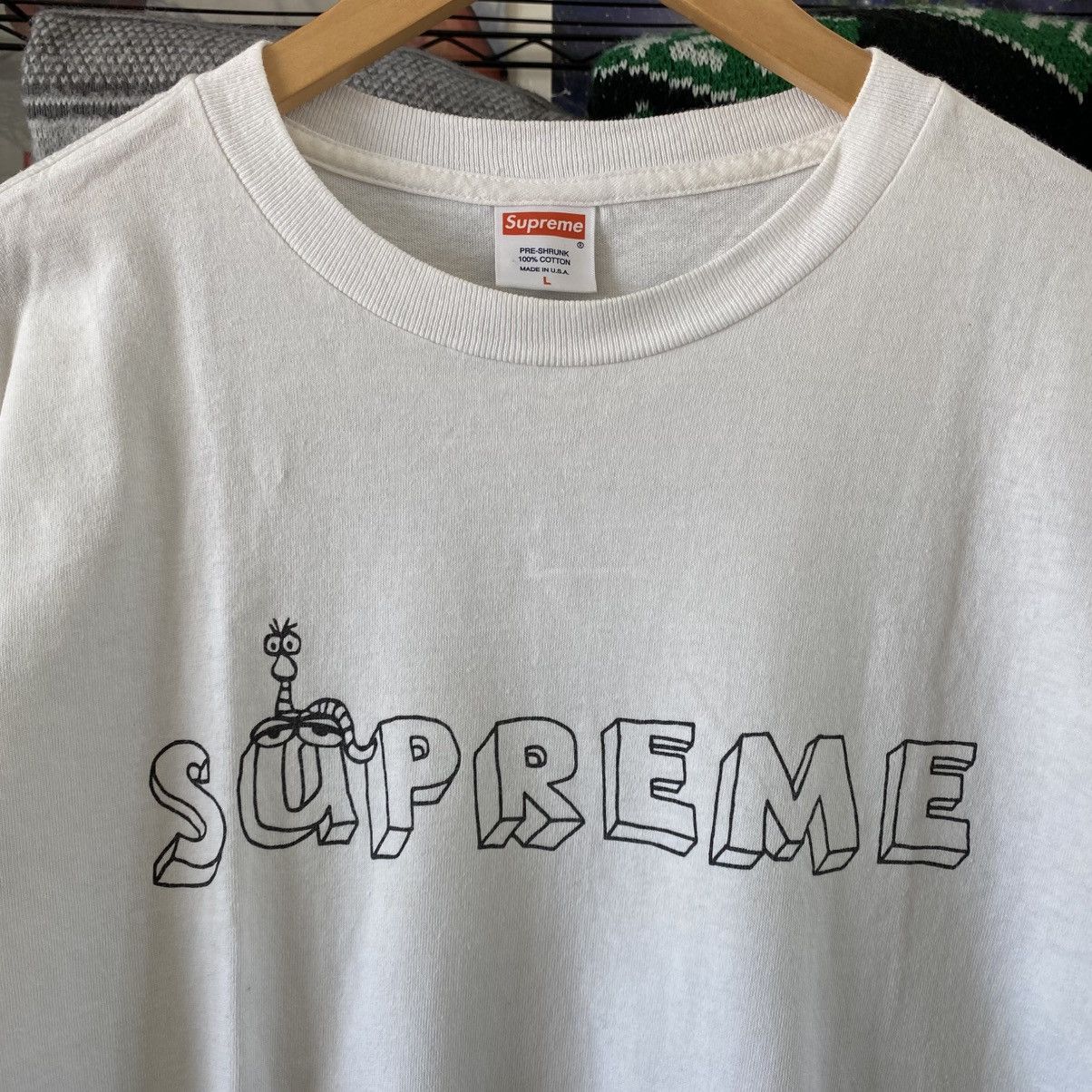 Supreme × Wtaps Supreme Wtaps T-Shirt White 2007 Rare Box Logo Vintage Size US L / EU 52-54 / 3 - 2 Thumbnail