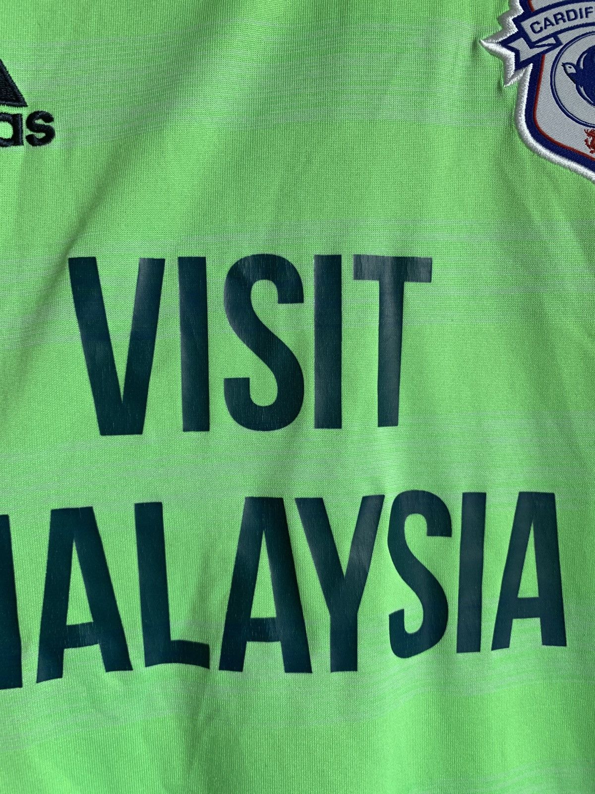 Adidas Cardiff City 2017/18 Away Football Shirt Adidas Soccer Sz S Size US S / EU 44-46 / 1 - 7 Thumbnail