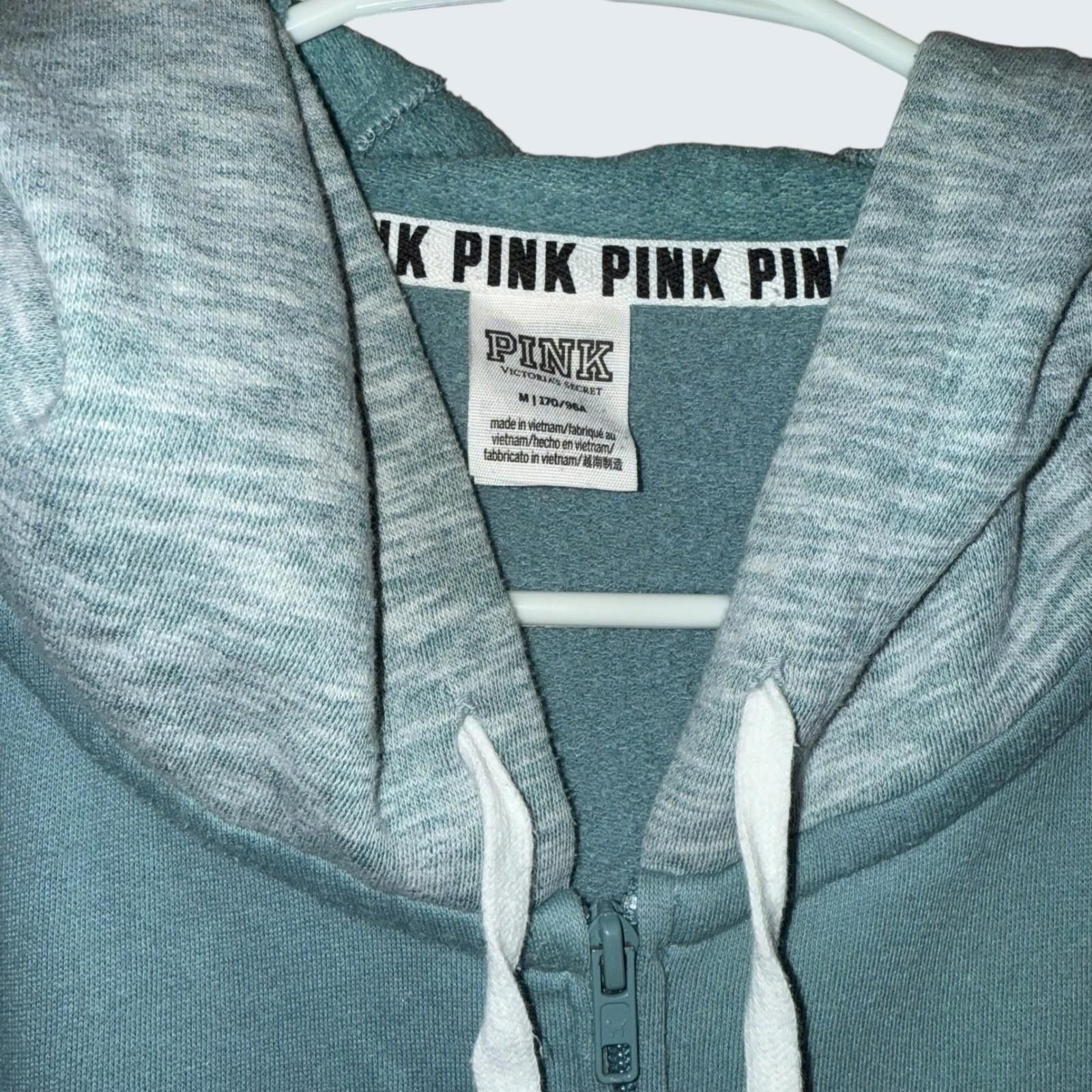 Other Victoria's Secret PINK Full Zip Hoodie Teal Womens M Size M / US 6-8 / IT 42-44 - 3 Thumbnail