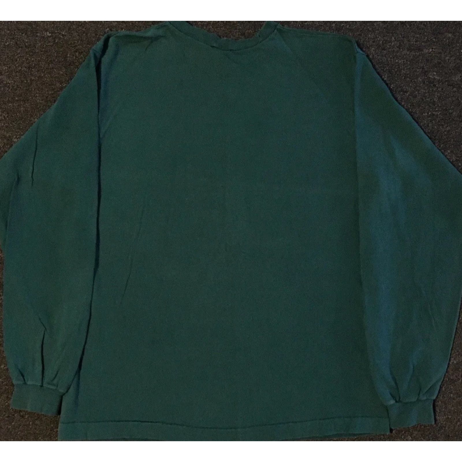 Fruit Of The Loom VINTAGE FOTL Shirt 90s Green S USA Distressed Single Stitch Men's T-Shirt Rock Punk Grunge Surf Skate Casual Size US S / EU 44-46 / 1 - 2 Thumbnail