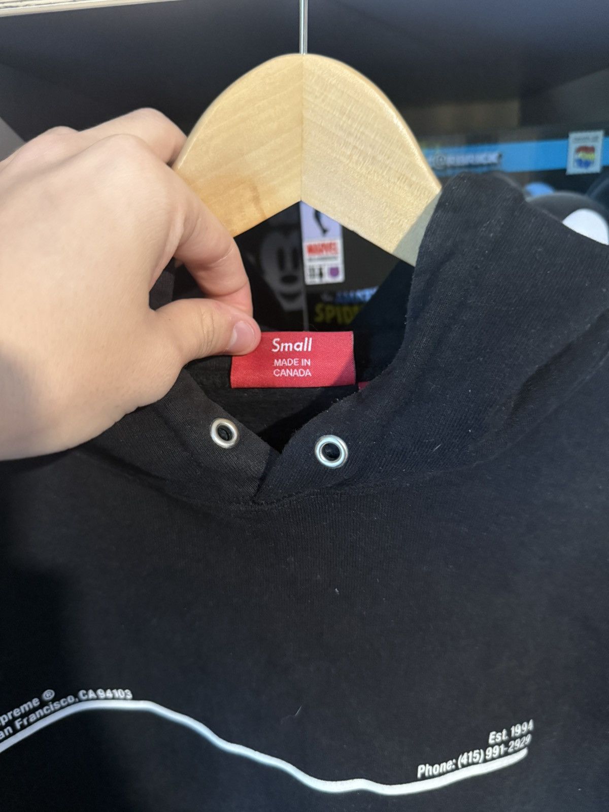 Supreme Supreme San Francisco Black Hoodie Size US M / EU 48-50 / 2 - 5 Thumbnail
