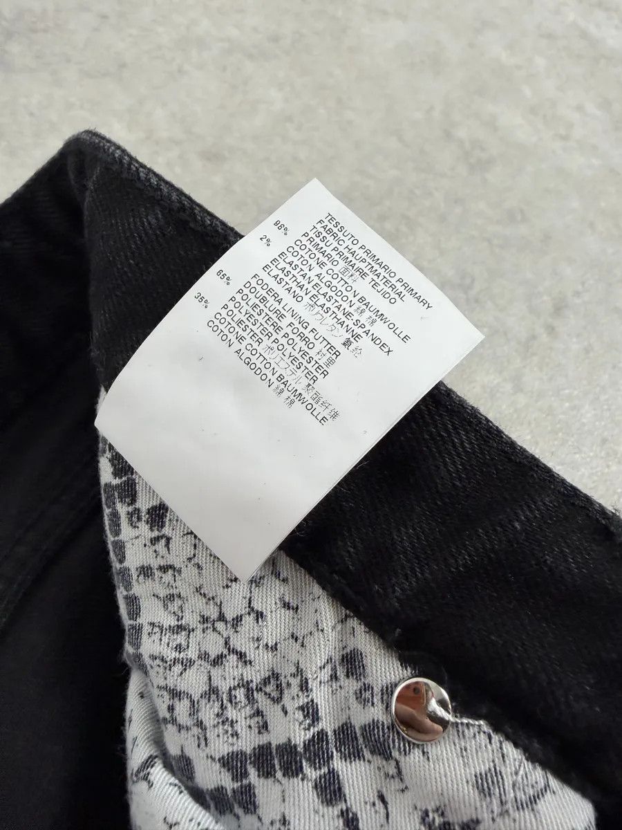 Just Cavalli AW2014 Cavalli Black Crocodile Print Slim Pants Size US 30 / EU 46 - 11 Thumbnail
