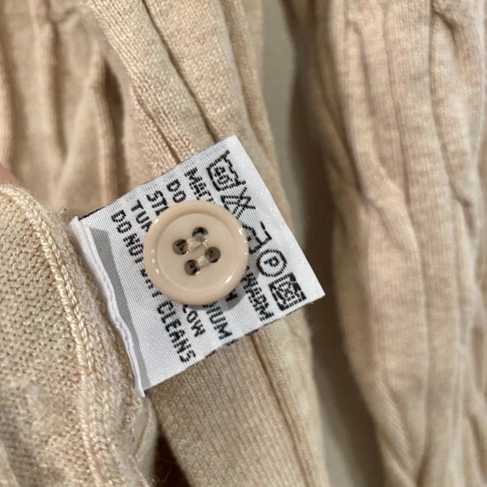 Other Brand New Beige Button-Down Cardigan Size S / US 4 / IT 40 - 5 Thumbnail